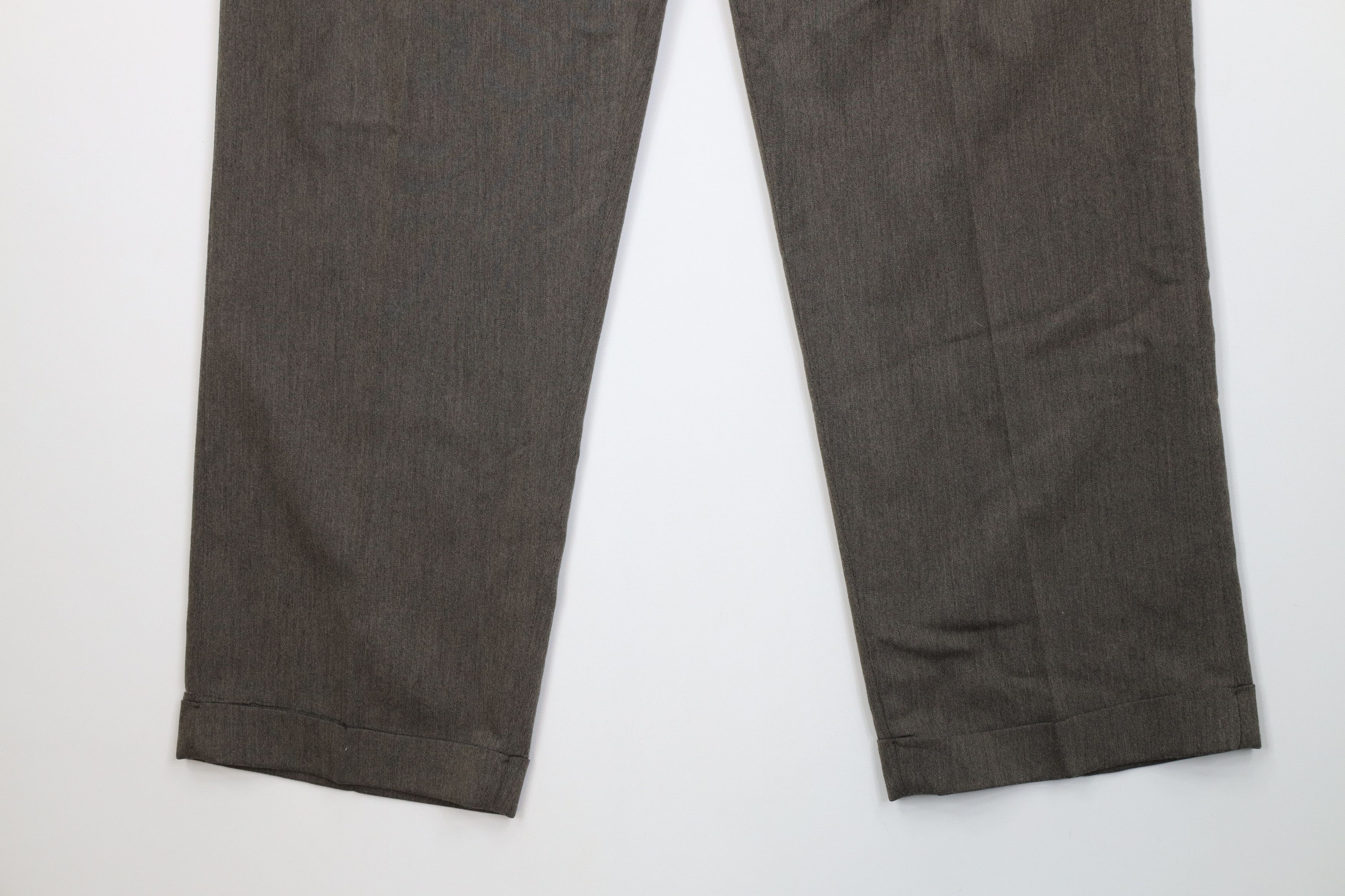 Vintage Vintage 90s Streetwear Rayon Gabardine Wide Leg Chino Pants Size US 36 / EU 52 - 4 Thumbnail