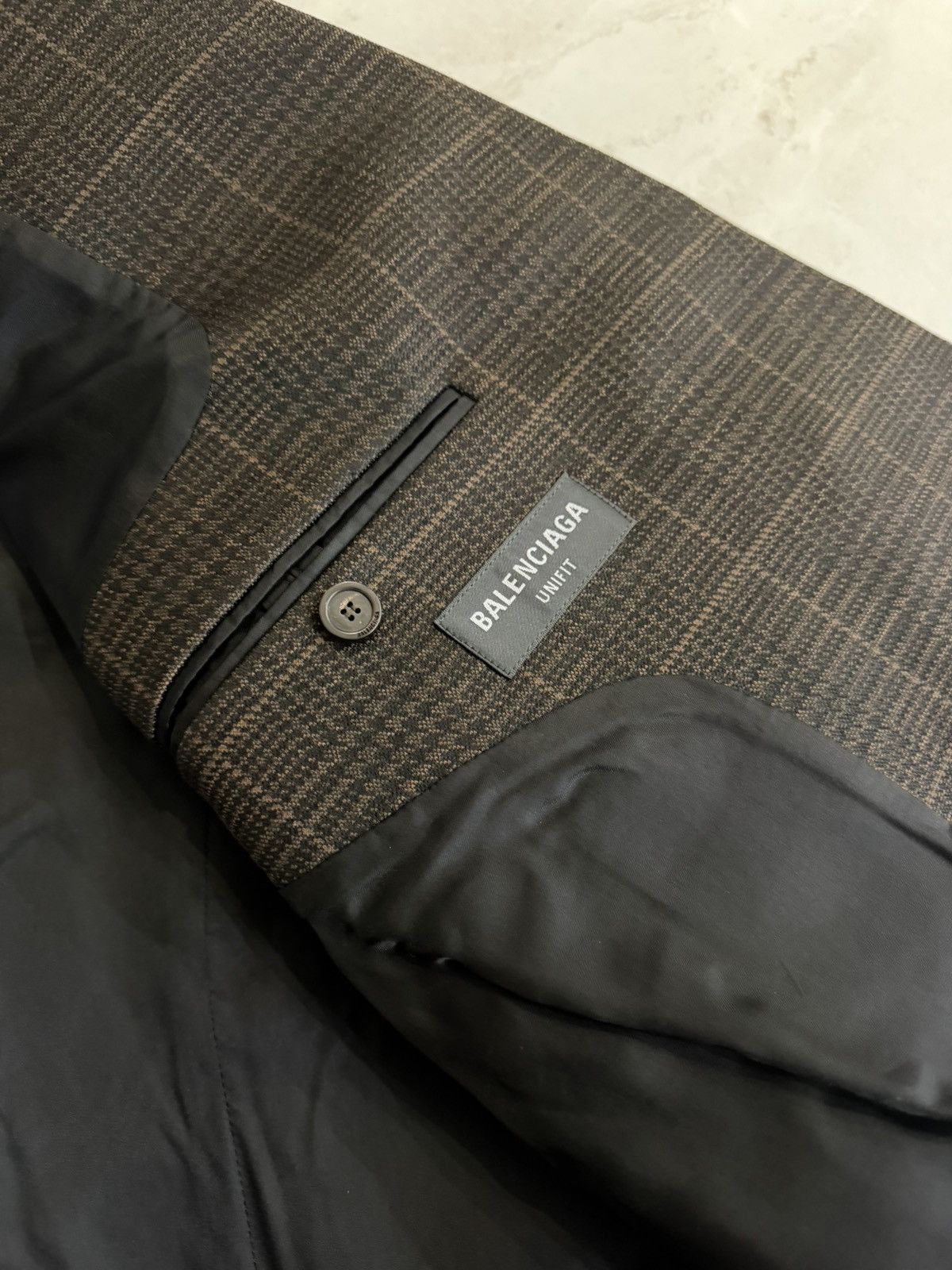Balenciaga Balenciaga Oversized Double Breast Blazer Sz.1 Size 46R - 5 Thumbnail
