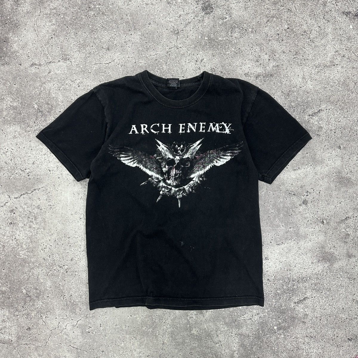 Band Tees Vintage 00s Archenemy Skull tee y2k rock band death metal og Size US M / EU 48-50 / 2 - 1 Thumbnail