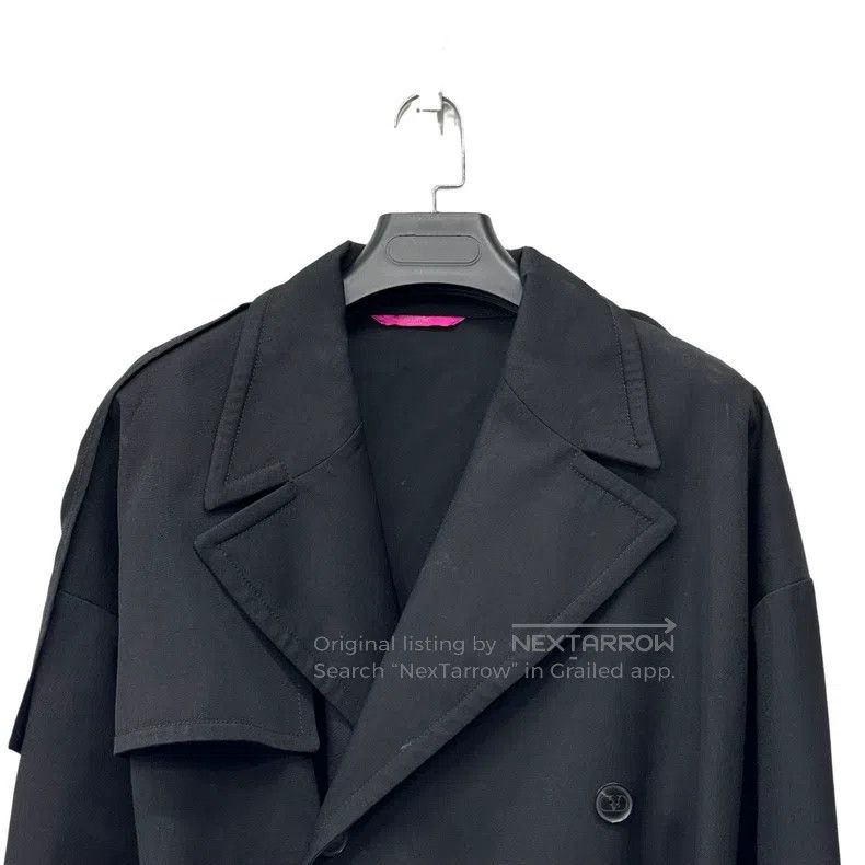 Valentino Valentino Black breasted trench coat Size M / US 6-8 / IT 42-44 - 4 Thumbnail