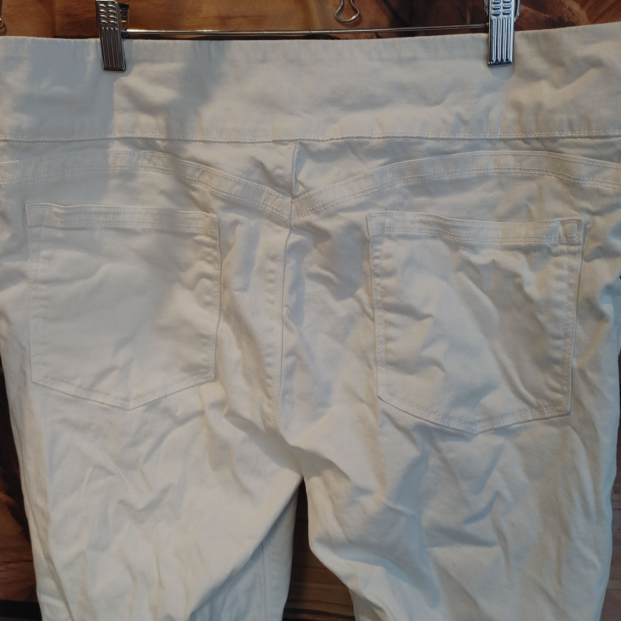 Other Style & Co Women's White Boyfriend Fit Straight Leg Jeans XL Size 40" / US 18 - 2 Thumbnail