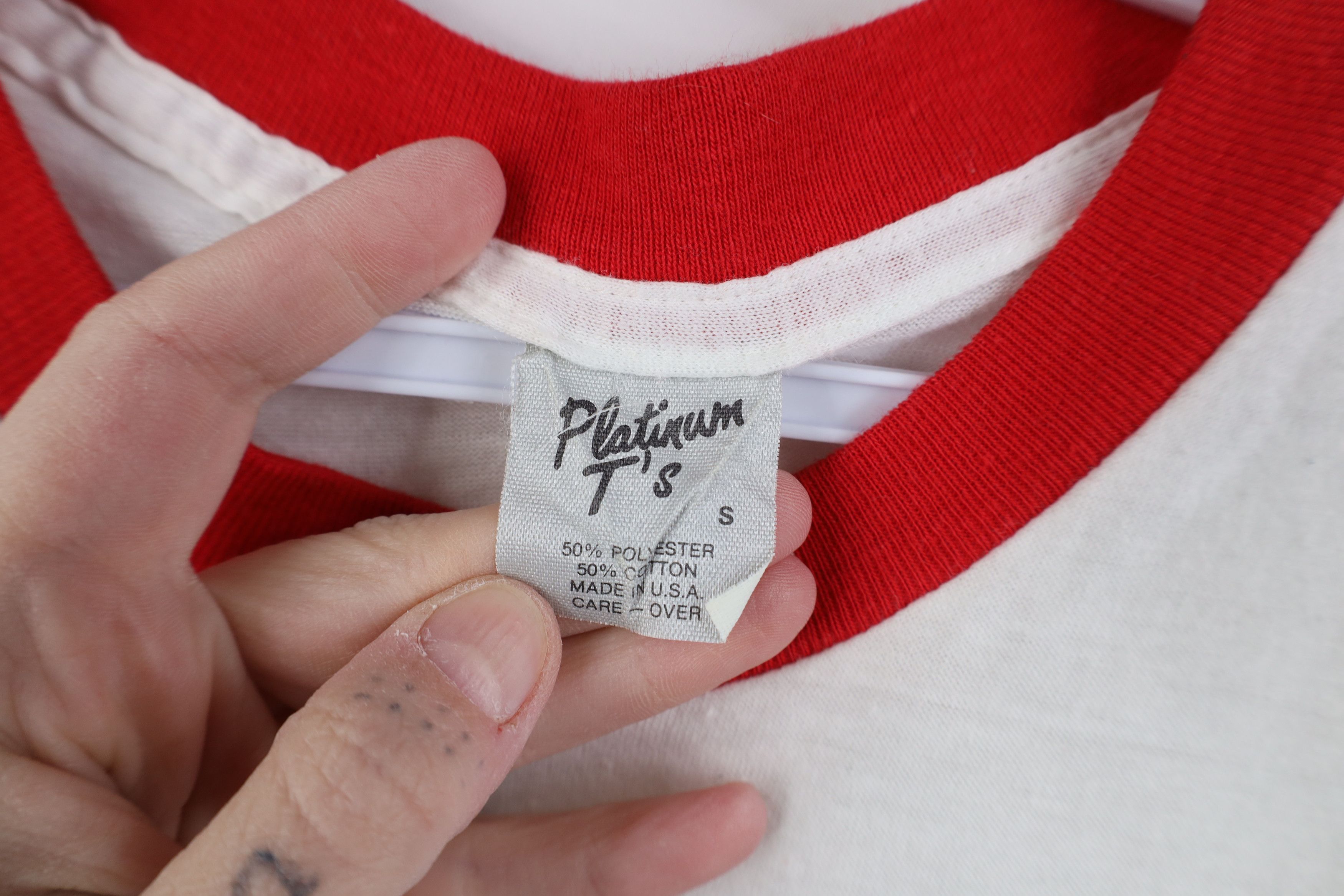 Vintage Vintage 80s Coca Cola Run Walk Ringer T-Shirt White USA Size S / US 4 / IT 40 - 7 Thumbnail