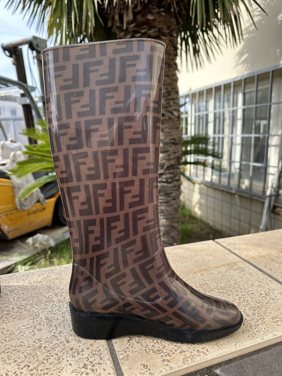 Fendi Fendi Monogram Rain Boots 37 size Size US 7 / IT 37 - 6 Thumbnail