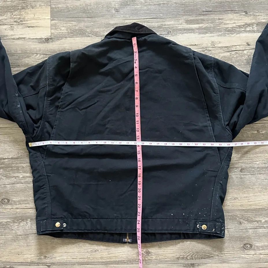 Carhartt Vintage Carhartt J01 BLK Black Detroit Blanket Lined Jacket Size US XL / EU 56 / 4 - 7 Thumbnail