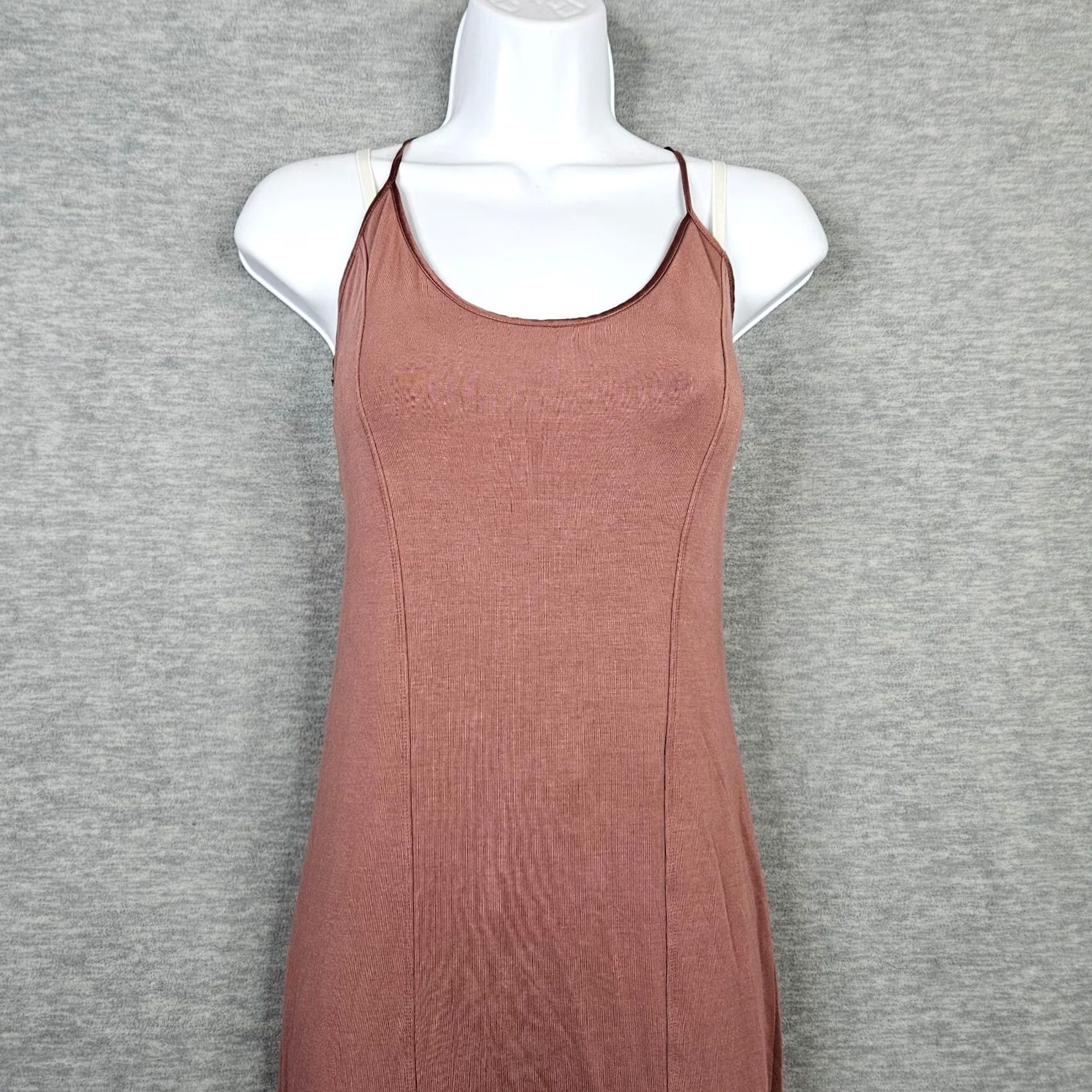 Victoria's Secret Victoria's Secret Women's Slip Dress Sleeveless Size S Pink New Tie Back Scoop Neck Above Knee Lightweight Casual Solid 90s Theme Colorful Womens Size S / US 4 / IT 40 - 8 Thumbnail