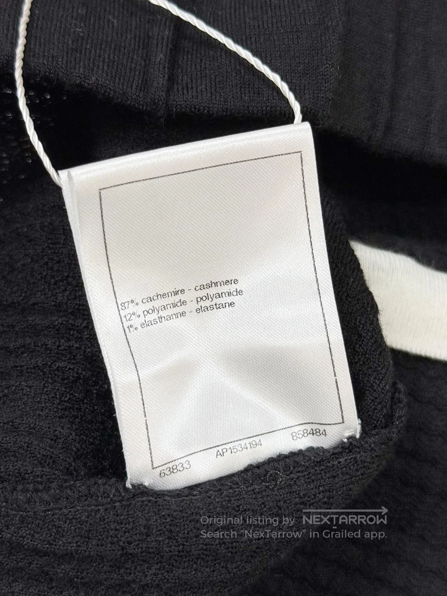 Chanel Chanel 24C Black Waffle Shorts. Size 37" - 7 Thumbnail