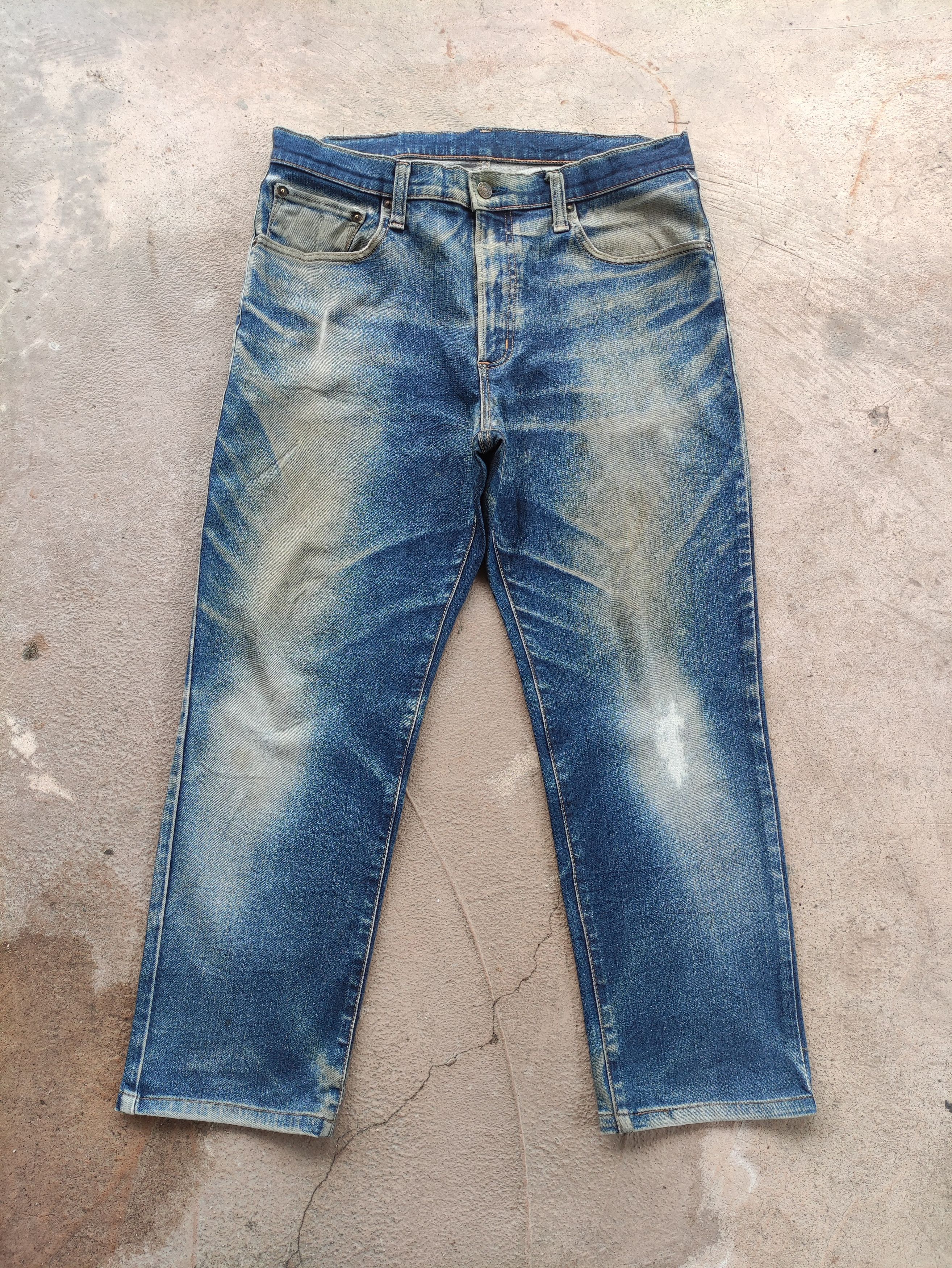 Edwin Vintage Edwin Japan Jean Distressed Faded Denim Size US 36 / EU 52 - 1 Thumbnail