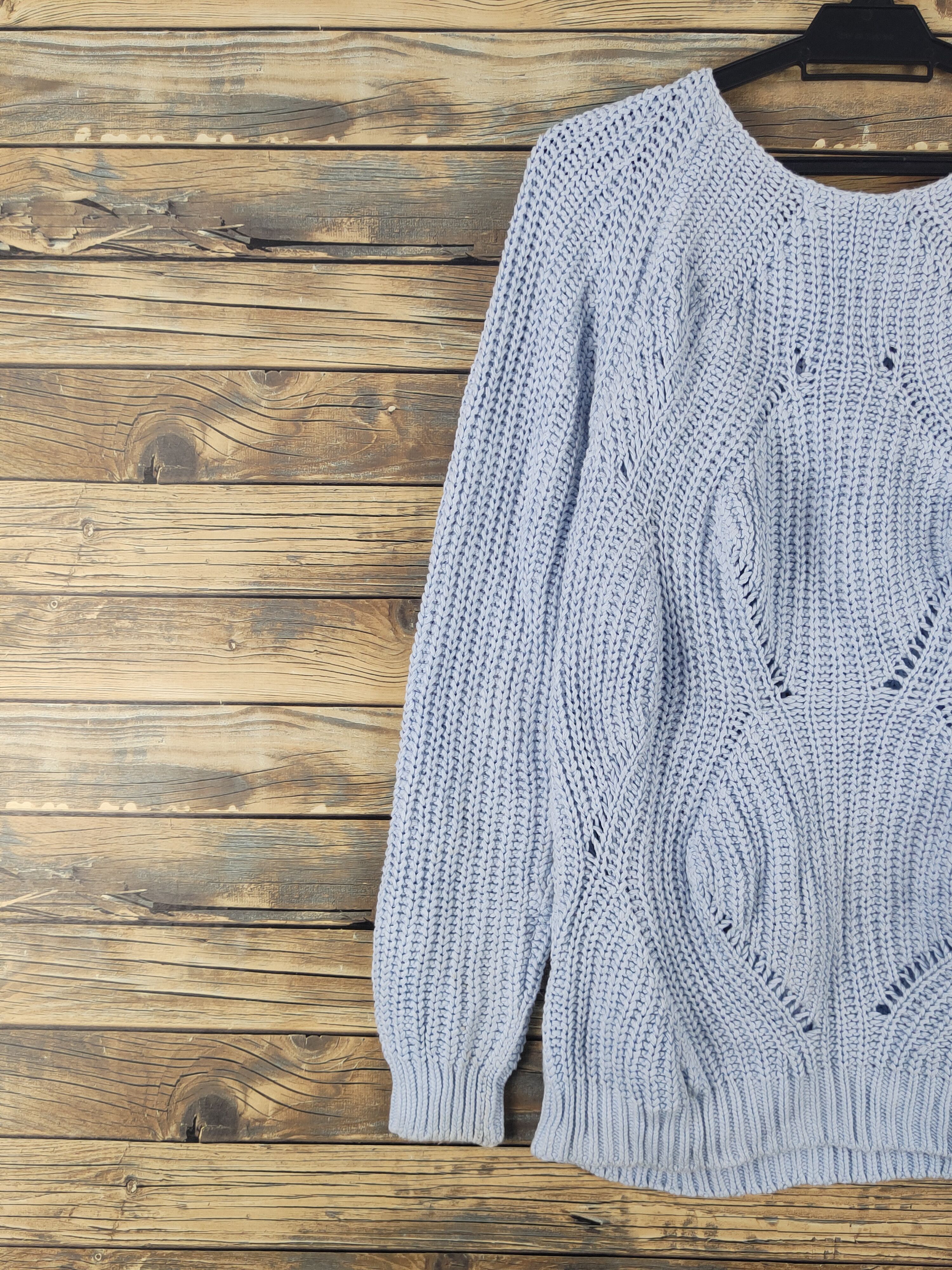 Japanese Brand × Vintage Black by Moussy Blue Knitwear Sweatshirts #W1741 Size M / US 6-8 / IT 42-44 - 9 Thumbnail
