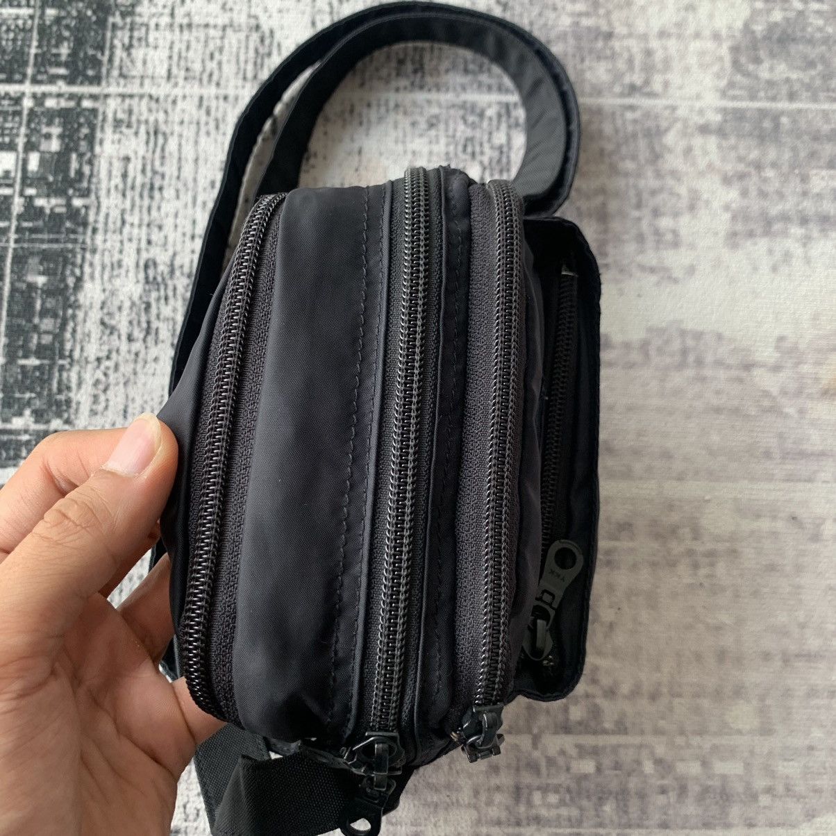 Y's × Yohji Yamamoto Ysaccs by Yohji Nylon Sling Bag Size ONE SIZE - 5 Thumbnail
