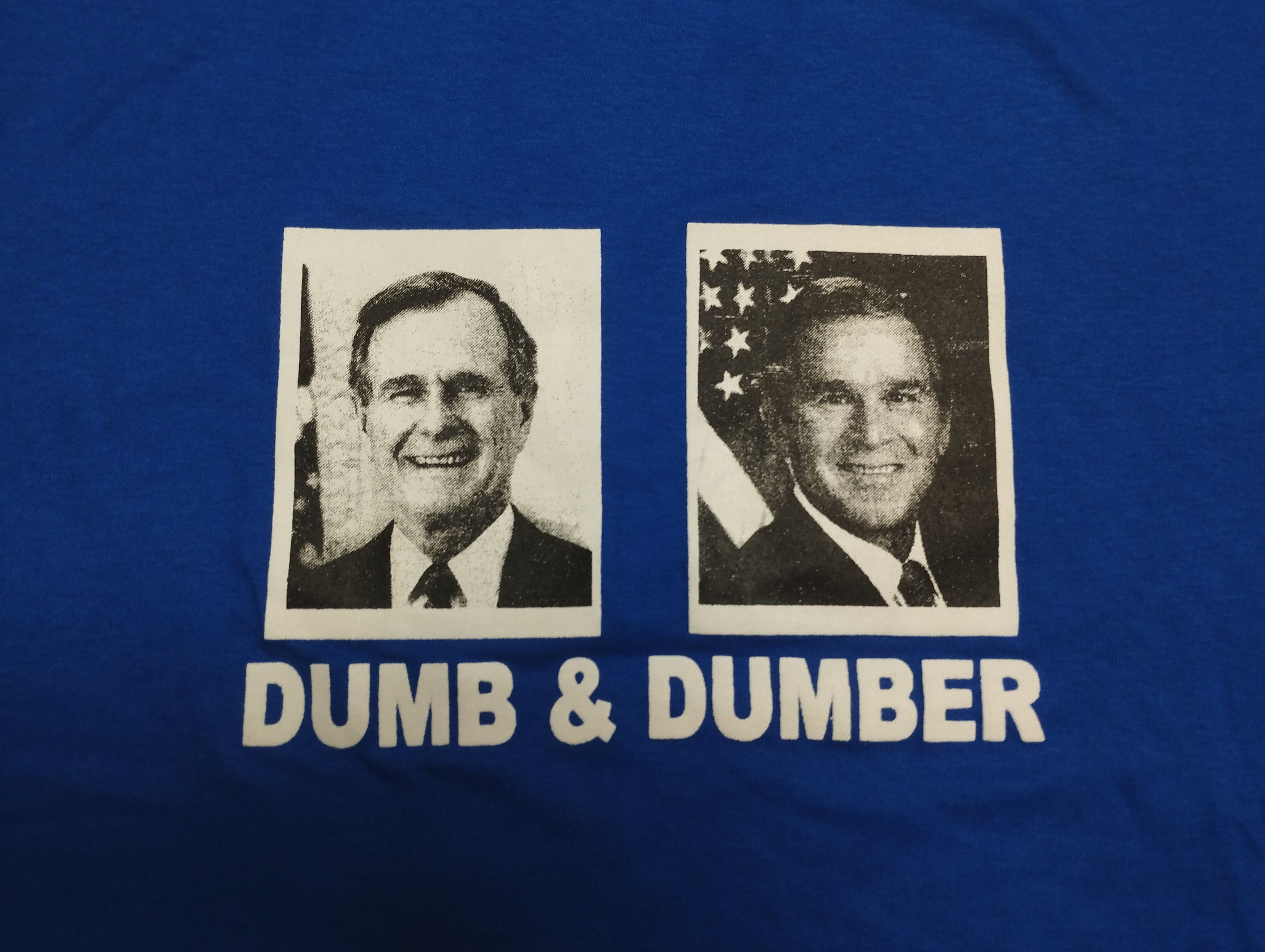 Vintage President Bush Dumb & Dumber FotL vintage tshirt size XL Size US XL / EU 56 / 4 - 2 Thumbnail