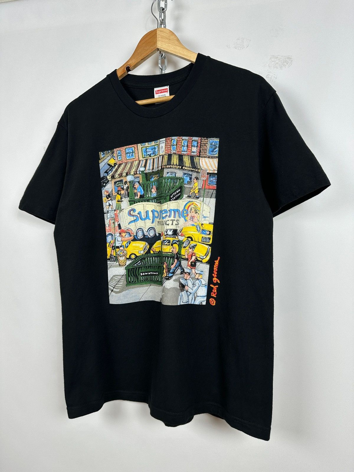 Supreme Supreme Manhattan Black T-Shirt Size US M / EU 48-50 / 2 - 3 Thumbnail