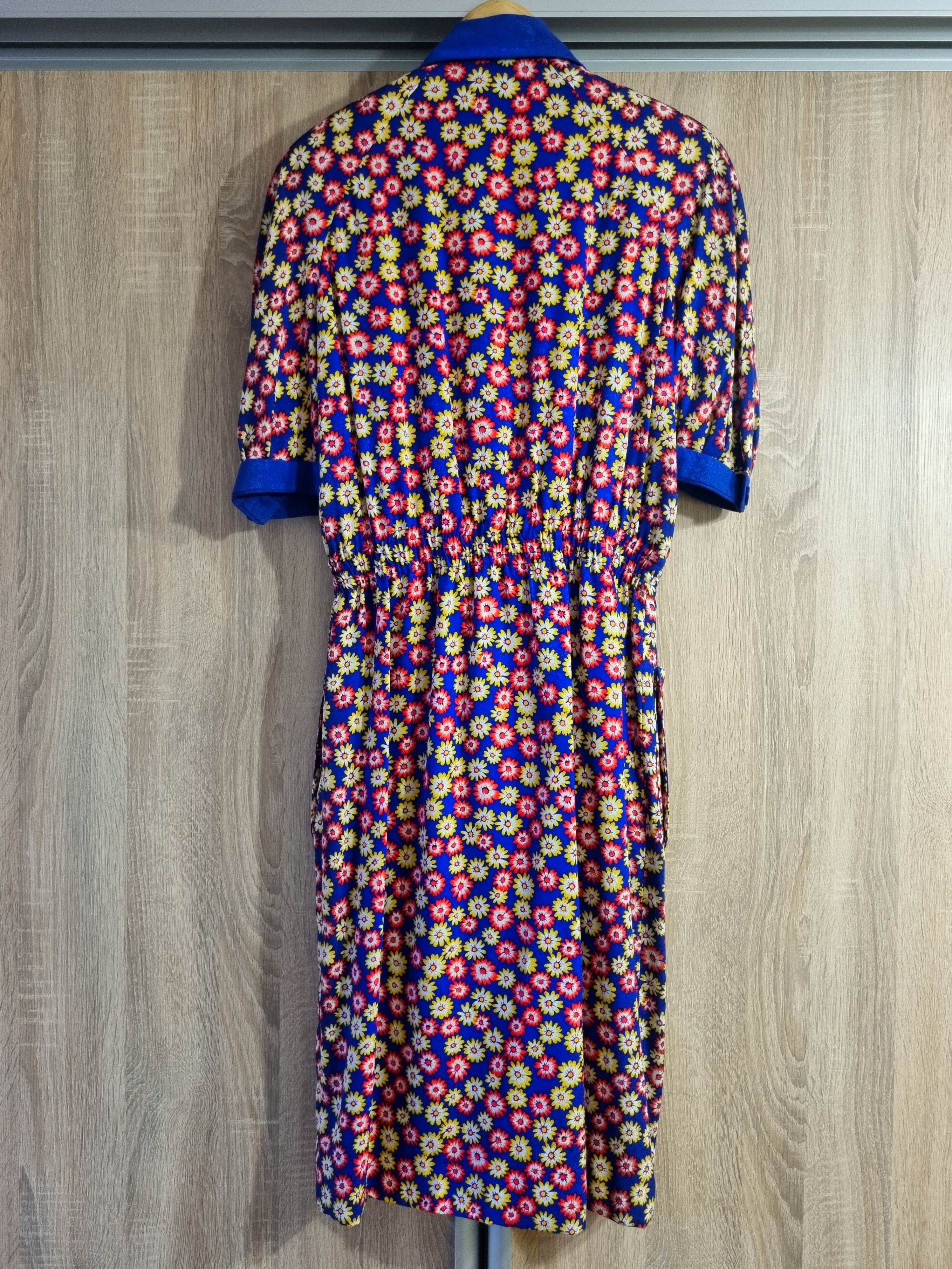 Valentino × Vintage Vintage Valentino Boutique Floral Midi Dress Size XL / US 12-14 / IT 48-50 - 8 Thumbnail