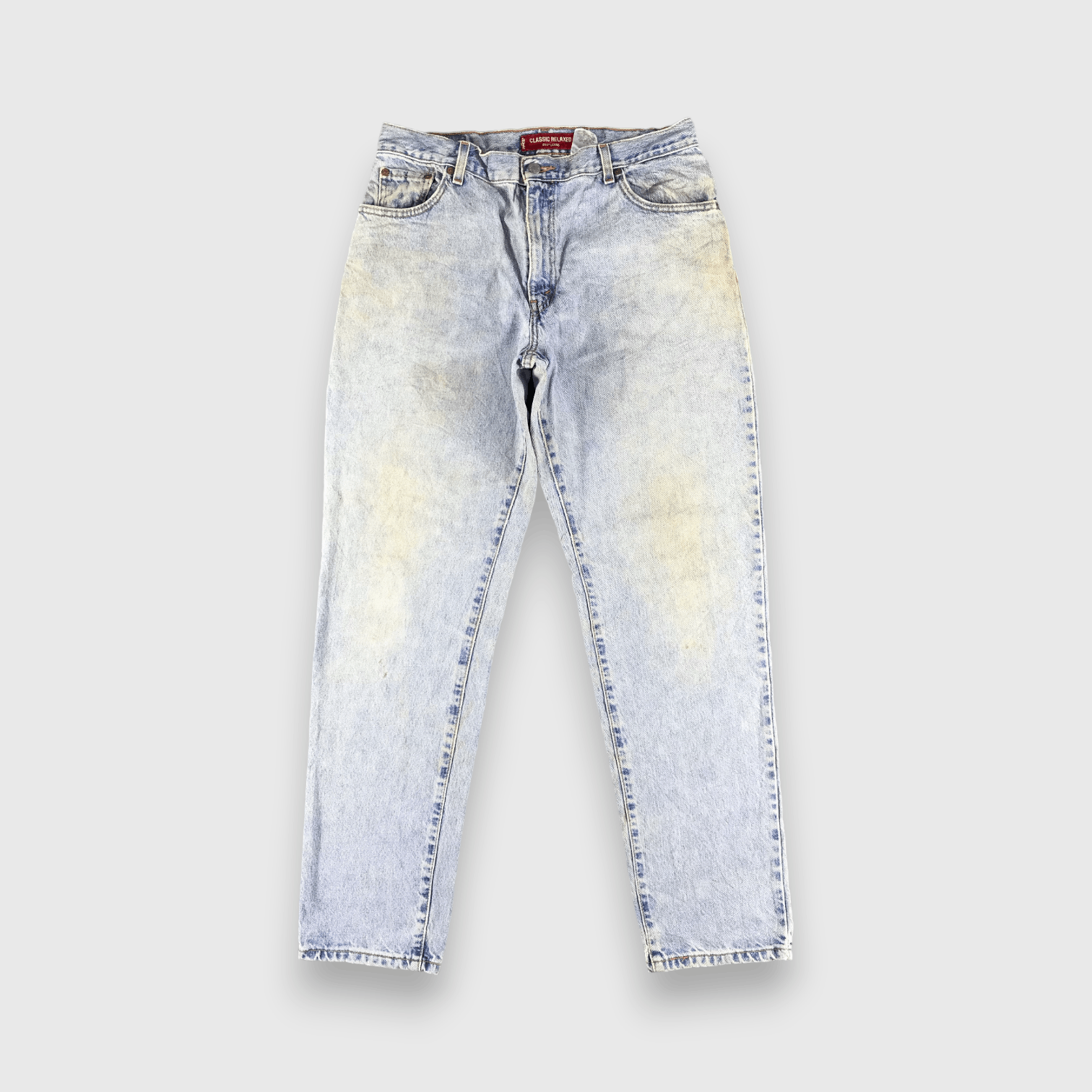 Levi's Vintage Light Wash Levis 550 Jeans-J2590 Size US 33 - 1 Thumbnail