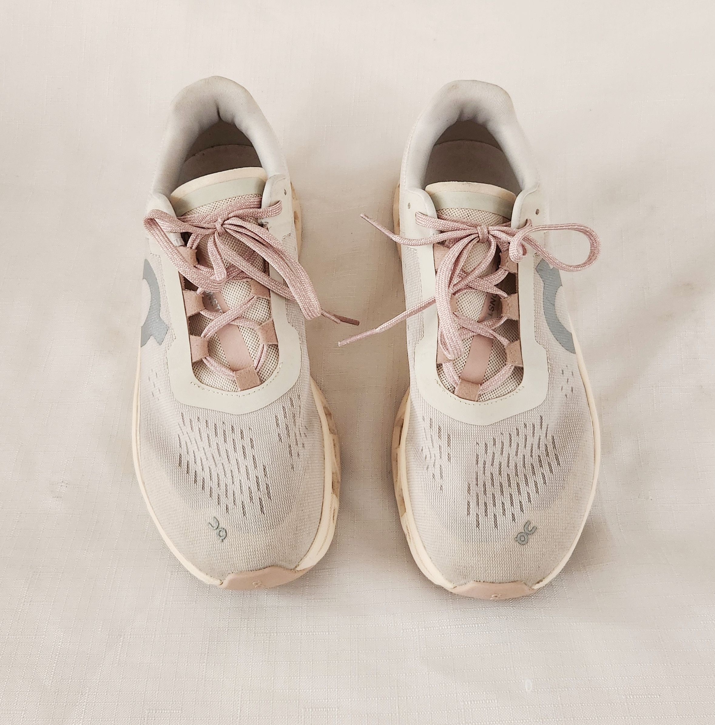 On On Running Women's Cloudmonster Shoes Moon Fawn pink SZ 9 Size US 9 / IT 39 - 8 Thumbnail