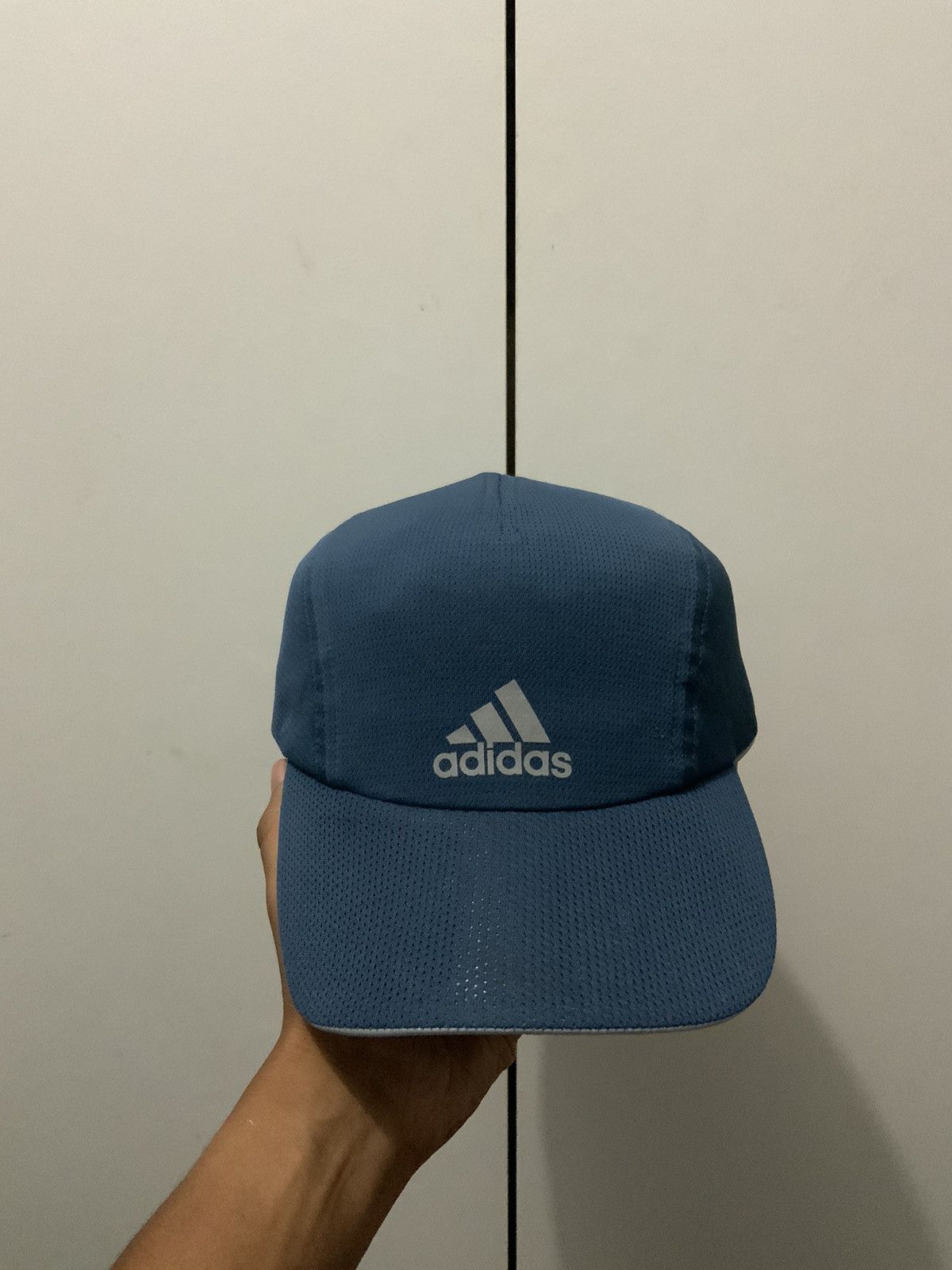 Adidas Adidas 3 Panel Blue Hat Size ONE SIZE - 5 Thumbnail