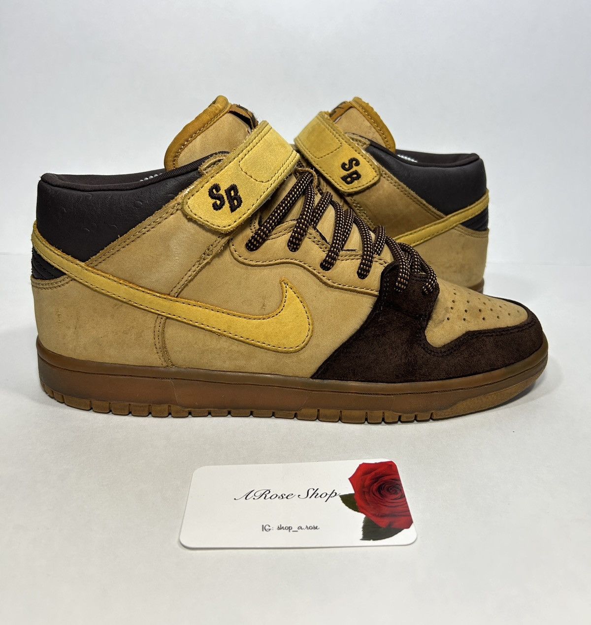 Nike sb wheat mid hotsell