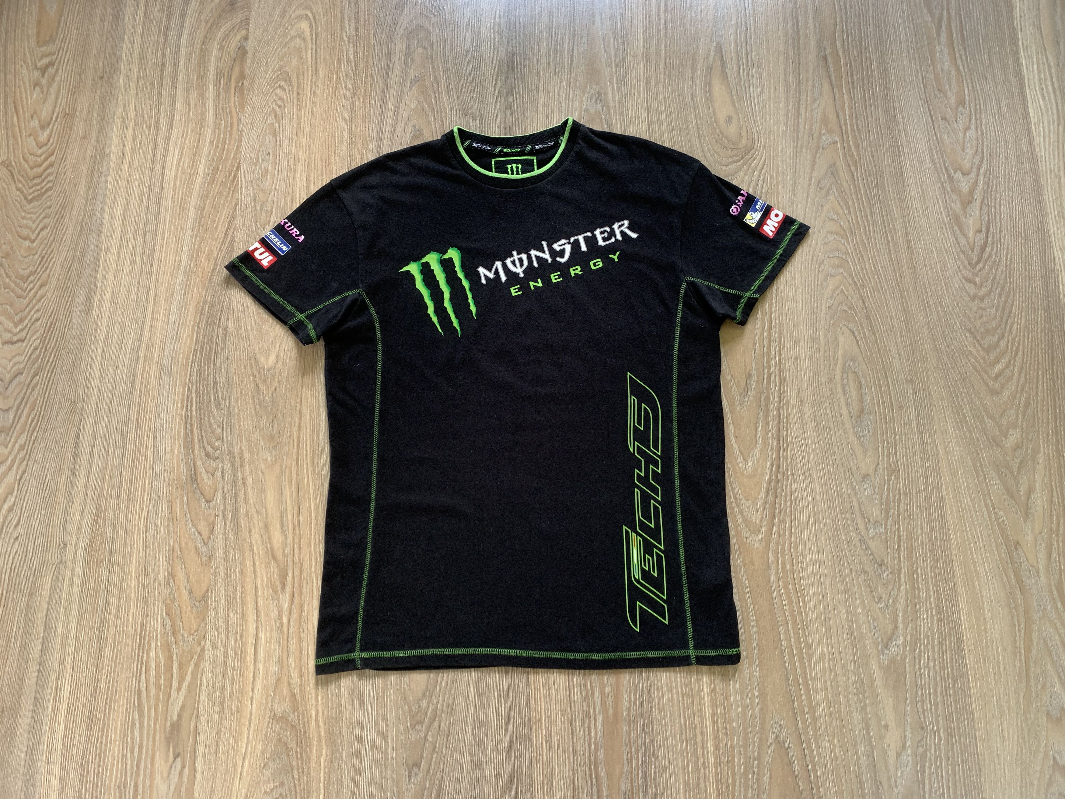 Vintage Vintage Tech3 Monster Energy Black Printed T-Shirt Size US L / EU 52-54 / 3 - 10 Thumbnail