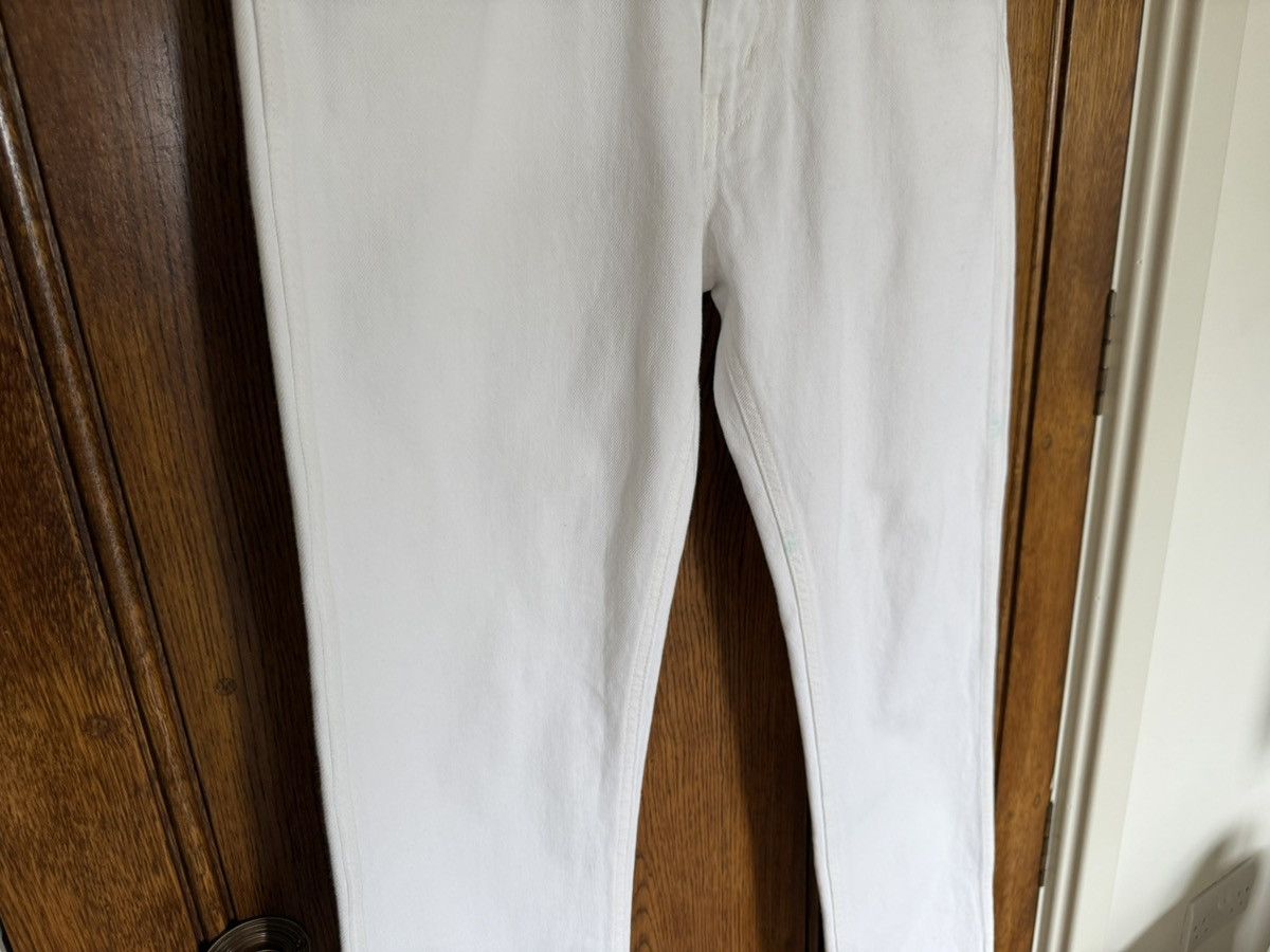 Celine Celine white jeans mid wasit slim leg 30 Hedi Slimane grail Size US 30 / EU 46 - 13 Thumbnail