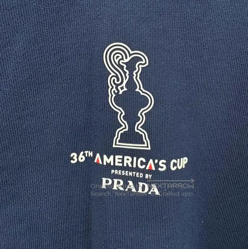 Prada Prada Blue Zip-Up Jacket for Men. Size US XL / EU 56 / 4 - 3 Thumbnail
