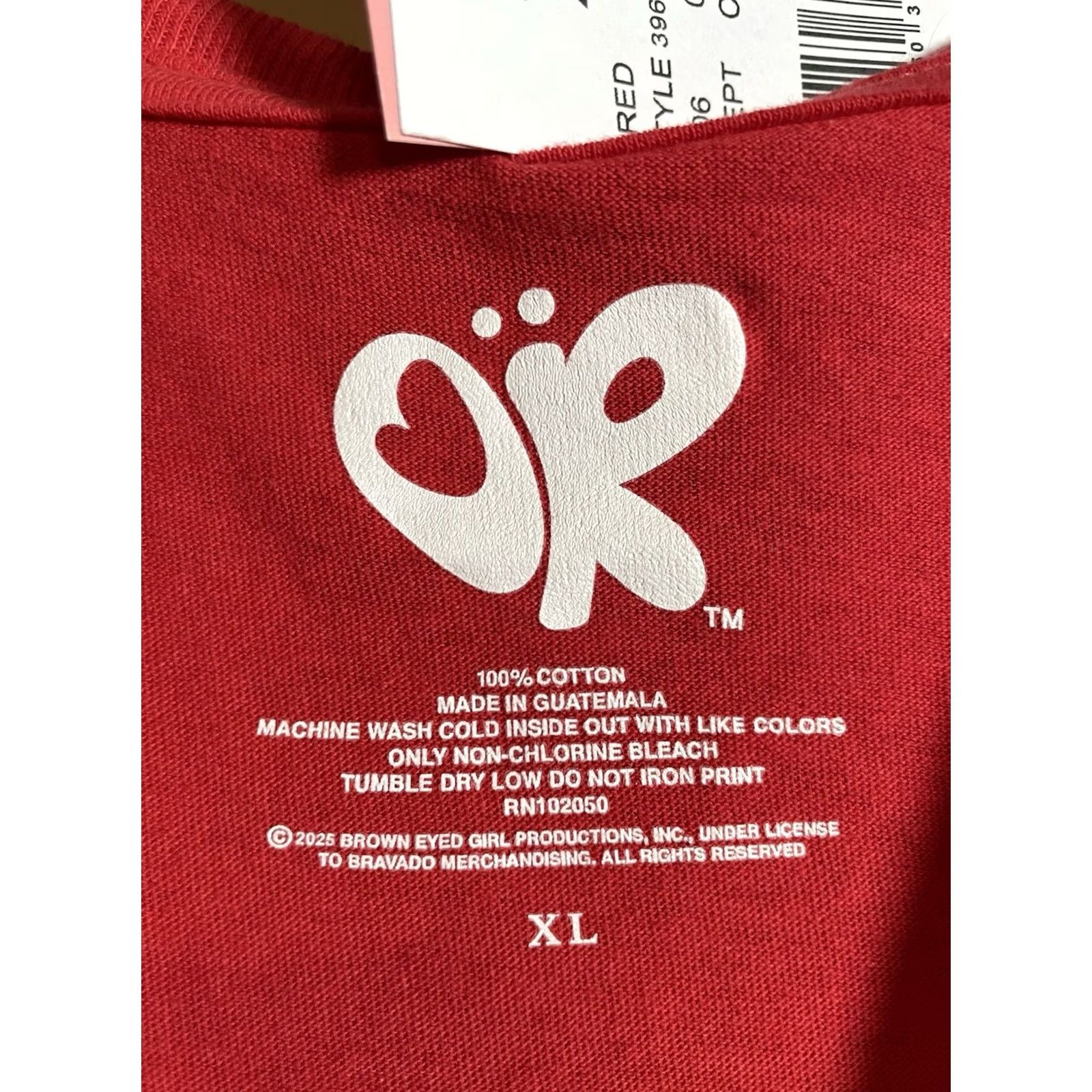 Vintage Guts Shirt Olivia Rodrigo Womens XL Red Graphic Concert Tour 100% Cotton Short Sleeve Crew Neck T-Shirt Size XL / US 12-14 / IT 48-50 - 5 Thumbnail