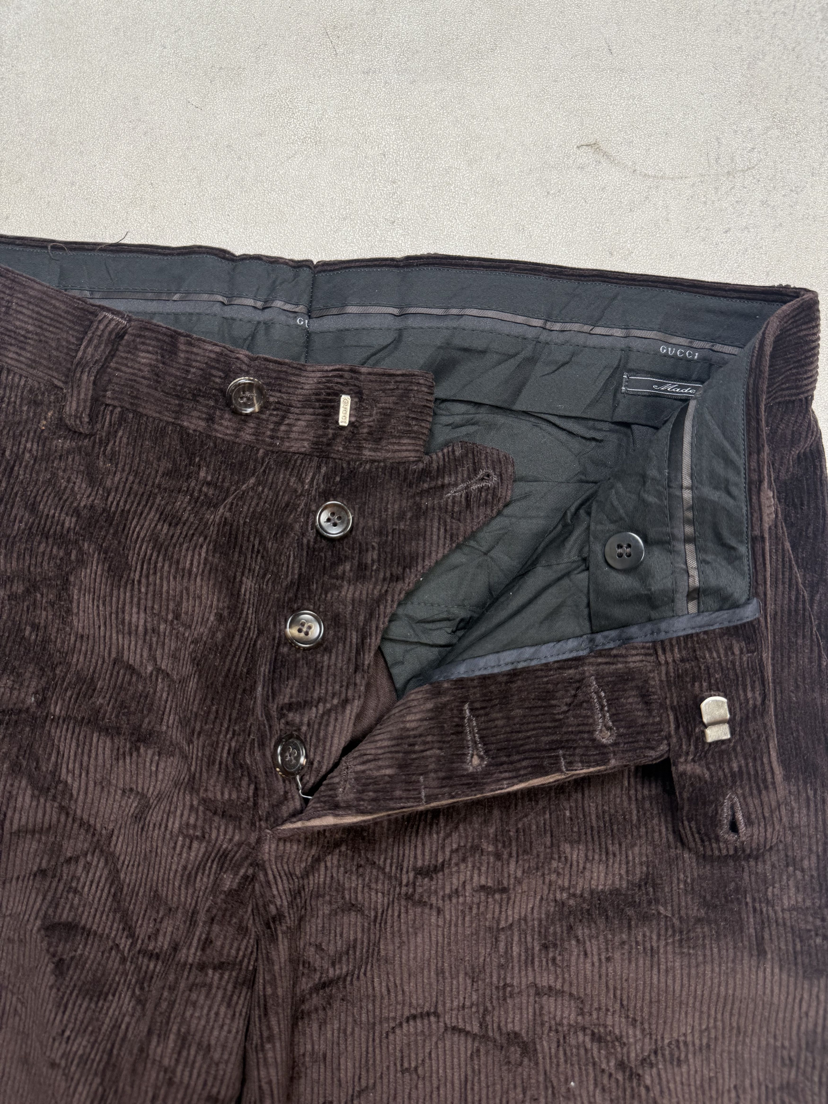 Gucci Vintage Gucci Corduroy Pants Size US 30 / EU 46 - 8 Thumbnail