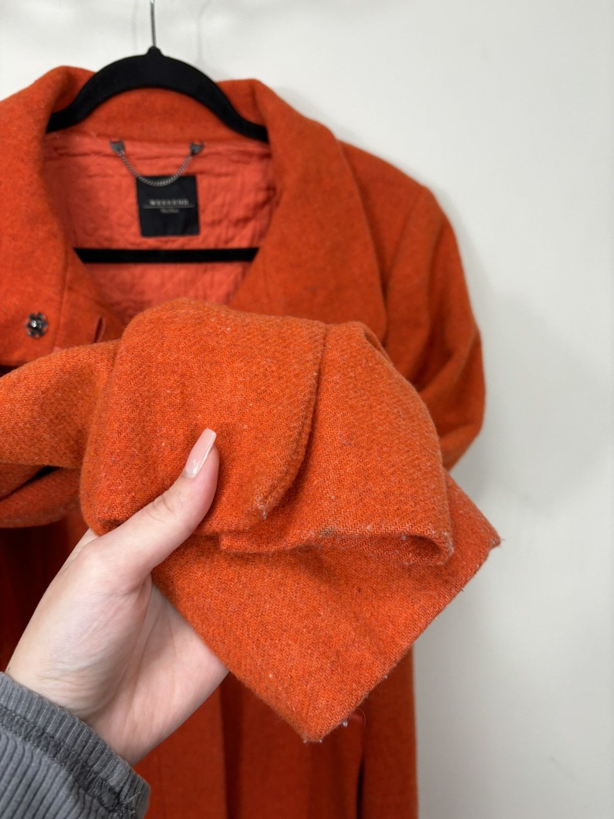Max Mara Max Mara Weekend Women’s Orange Classic Luxury Long Coat Size M / US 6-8 / IT 42-44 - 6 Thumbnail