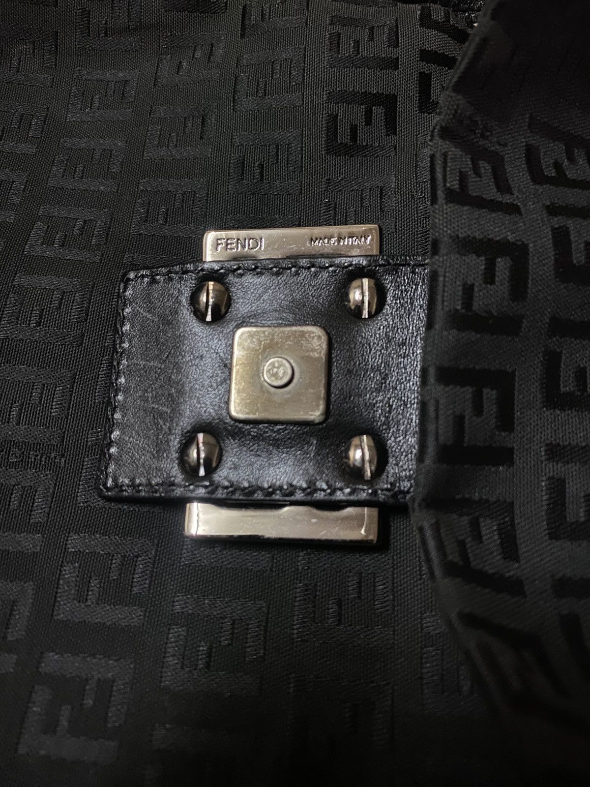 Fendi FENDI Zucchino Monogram Mama Baguette Shoulder Sling Bag Size ONE SIZE - 6 Thumbnail