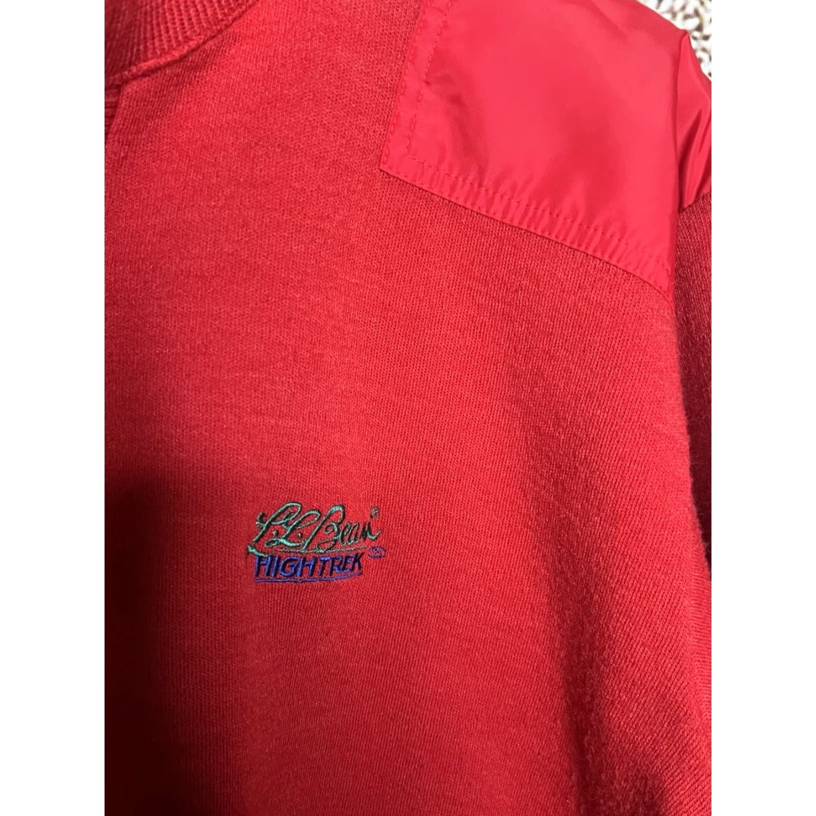 Vintage VINTAGE L.L. Bean Sweater Fisherman Wool High Trek Mens XL Red USA Pullover Heavyweight Knit Size US XL / EU 56 / 4 - 2 Thumbnail