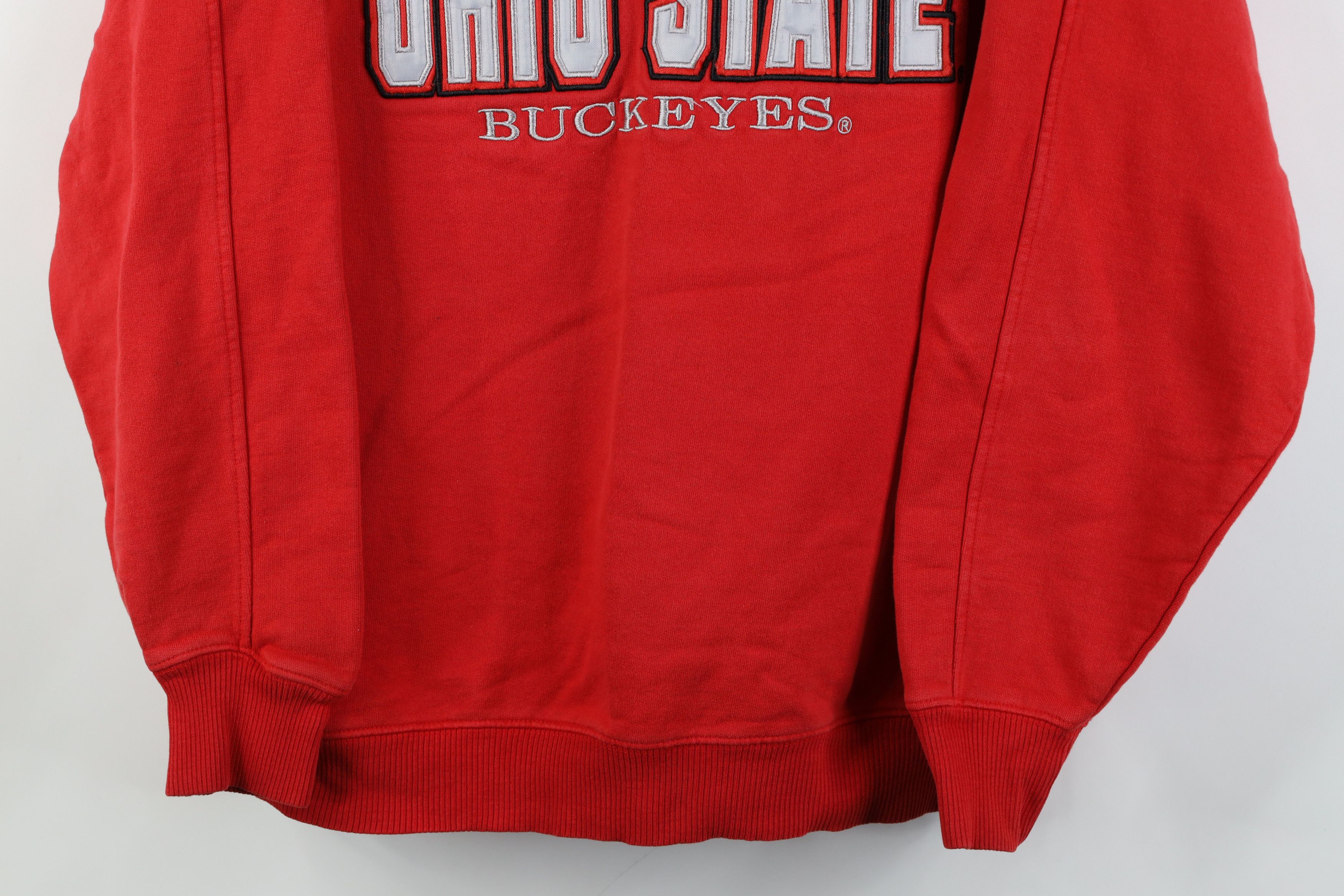 Vintage Vintage 90s Y2K Ohio State University Sweatshirt Red Size US L / EU 52-54 / 3 - 3 Thumbnail