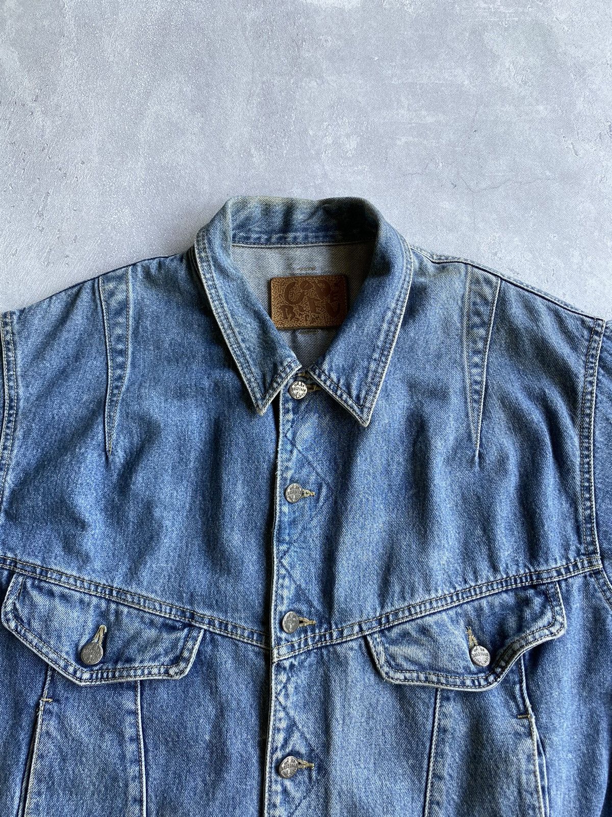Vintage Vintage Code Bleu Japan Denim Jacket Size L Size US L / EU 52-54 / 3 - 3 Thumbnail