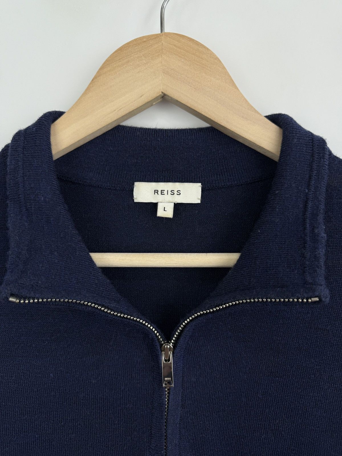 Reiss Reiss Luxury Wool Sweater Polo Long Sleeve Rare Retro Y2K Size US L / EU 52-54 / 3 - 4 Thumbnail