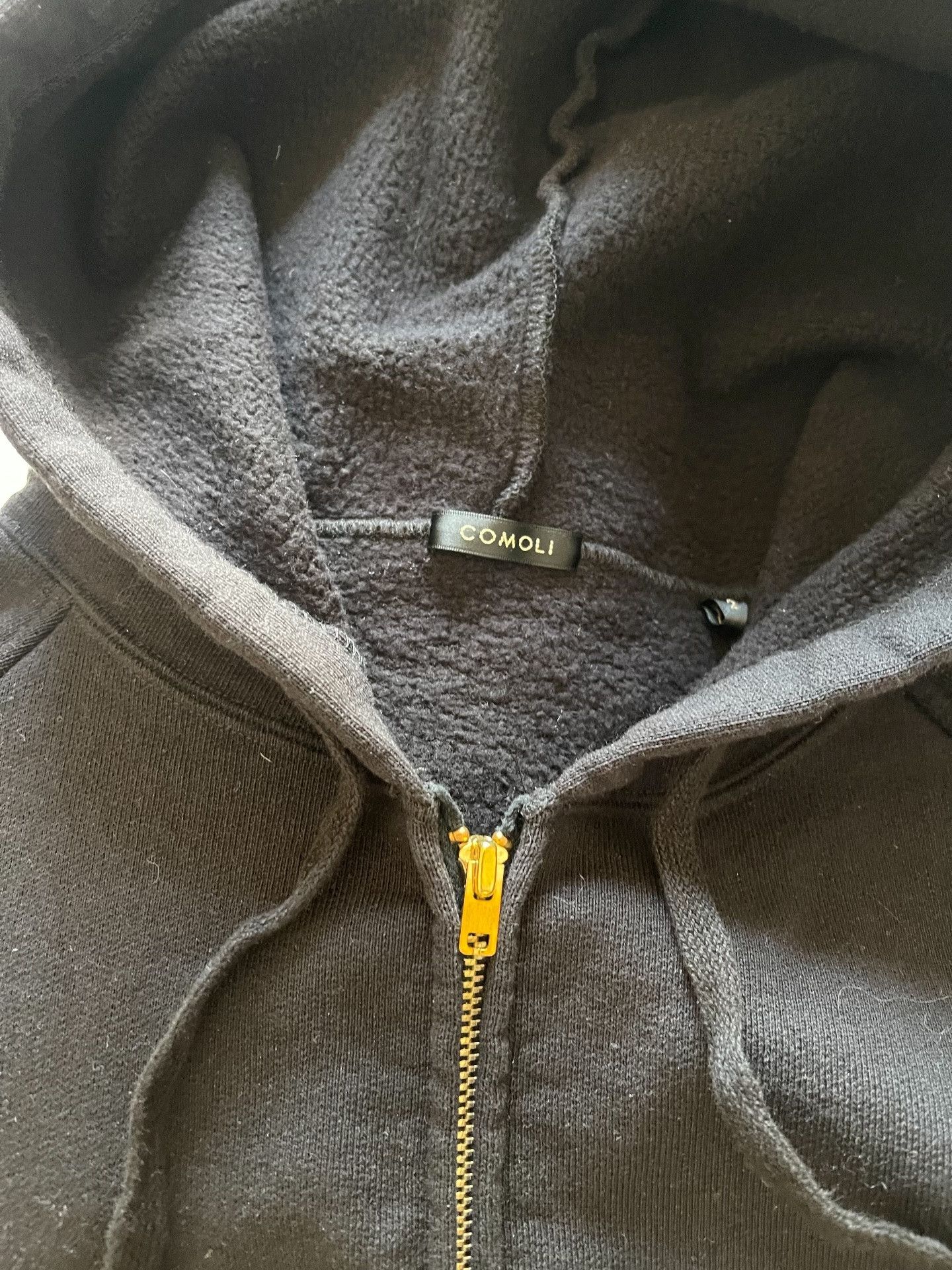 Comoli COMOLI COTTON FLEECE ZIP HOODIE Size US M / EU 48-50 / 2 - 5 Thumbnail