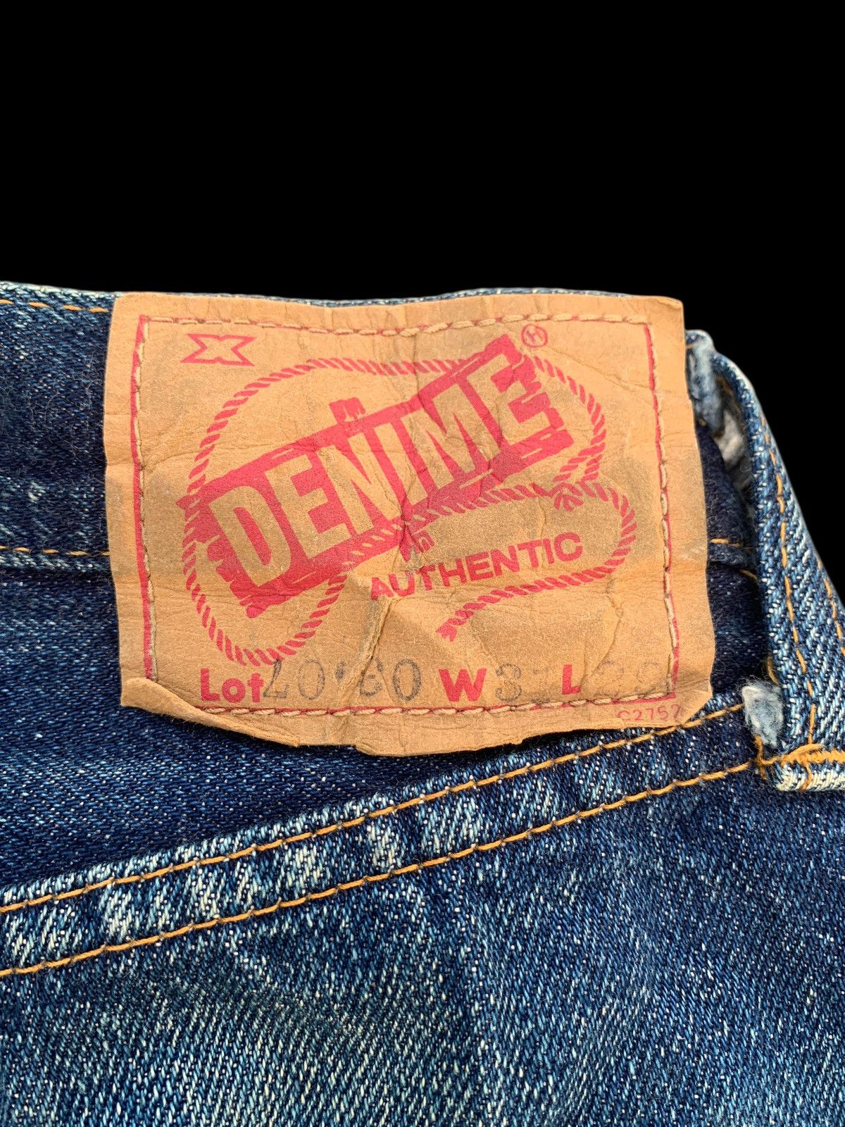 Denime VINTAGE DENIME SELVEDGE RUSTY MUDWASH DISTRESSED DENIM Size US 30 / EU 46 - 11 Thumbnail