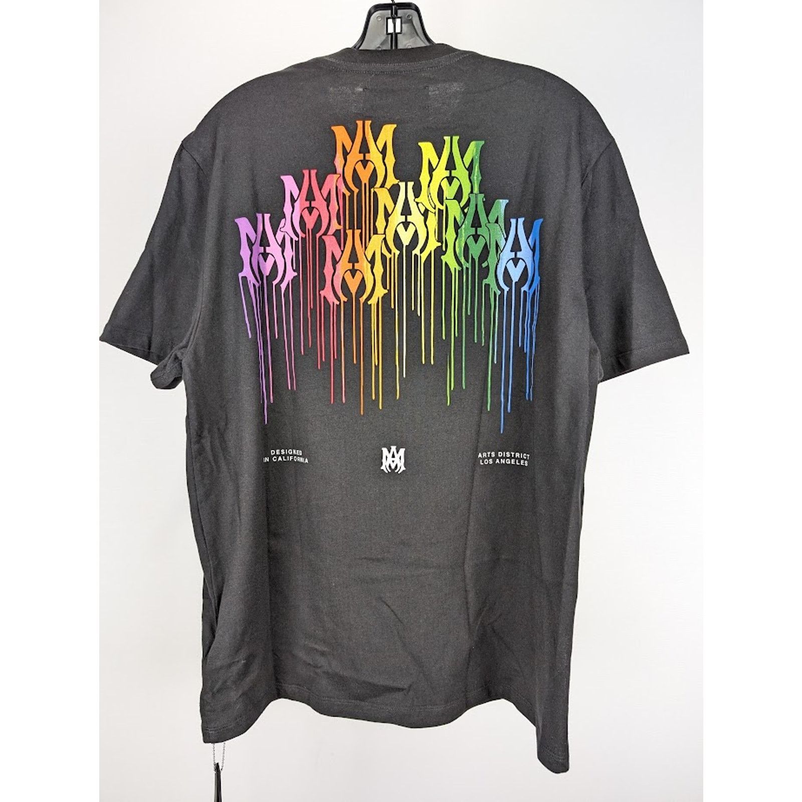 Amiri o1rshd1 MA Drip Collage Tee T-Shirt in Black Size US XXL / EU 58 / 5 - 11 Thumbnail