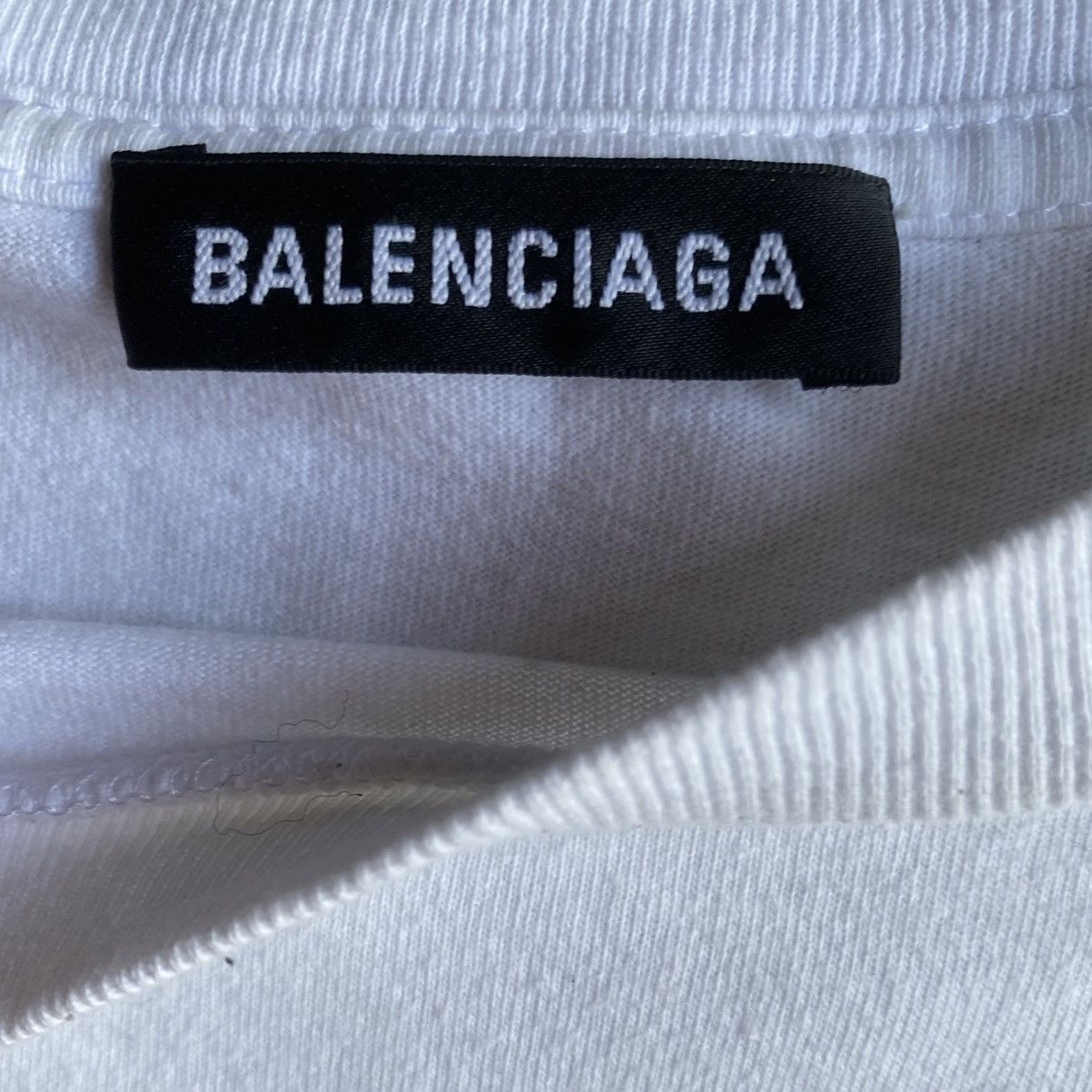 Balenciaga Lipstick Cursive Logo Oversize T Shirt Fit L Size US XS / EU 42 / 0 - 4 Thumbnail