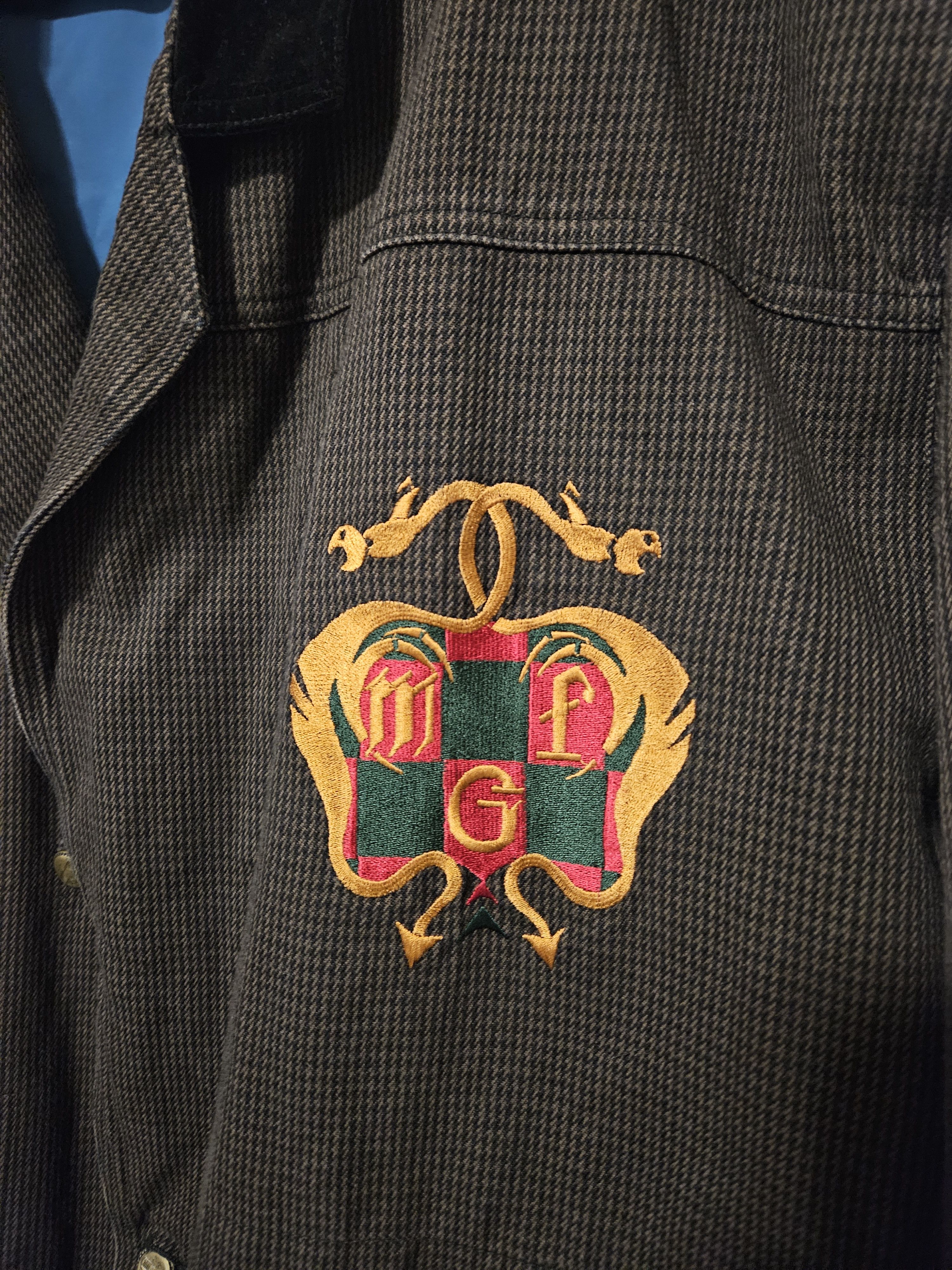 Marithe + Francois Girbaud Crest Blazer Size US XL / EU 56 / 4 - 4 Thumbnail