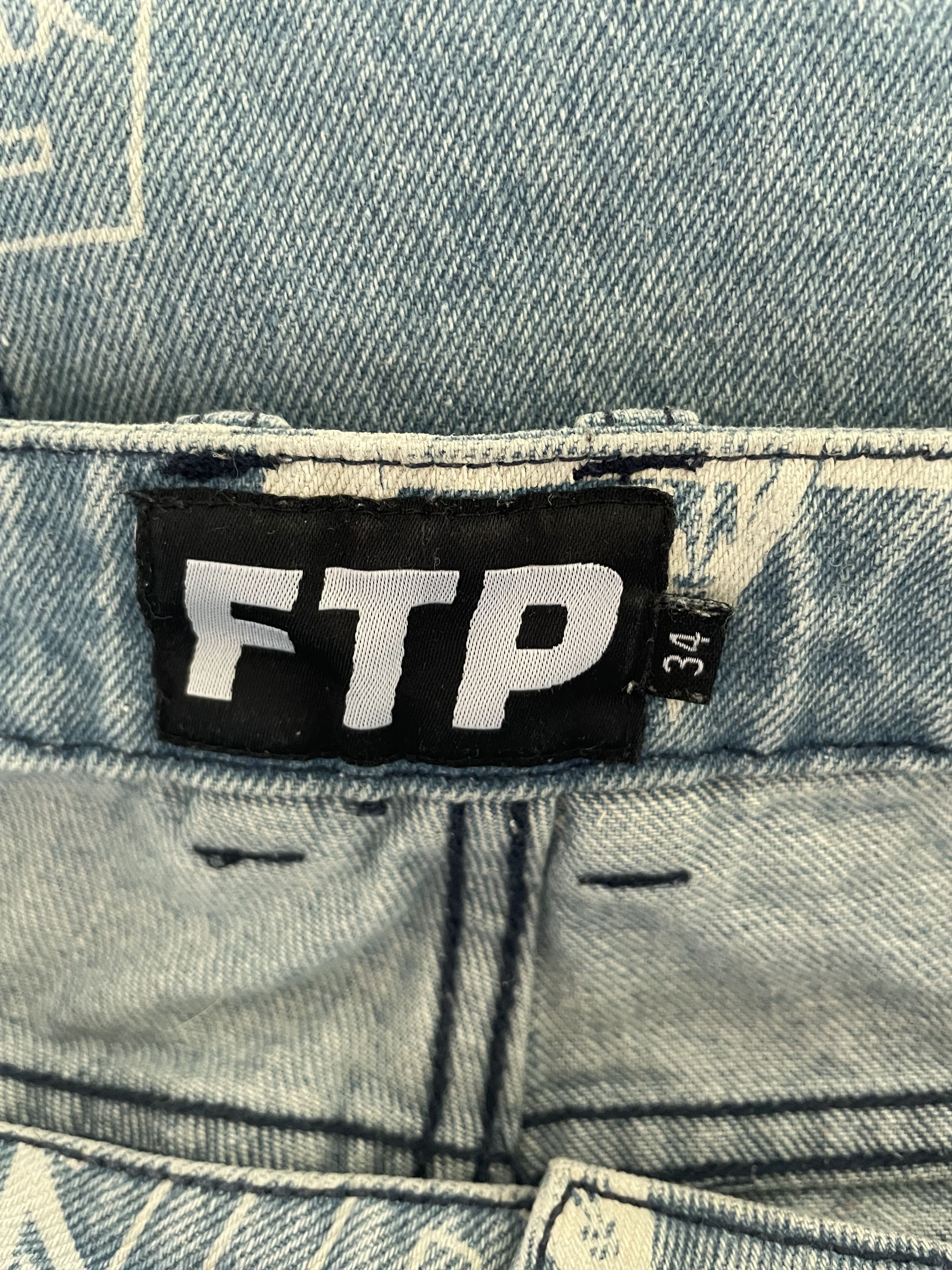 Fuck The Population × Thrasher FTP X THRASHER All over jean Size US 34 / EU 50 - 2 Thumbnail