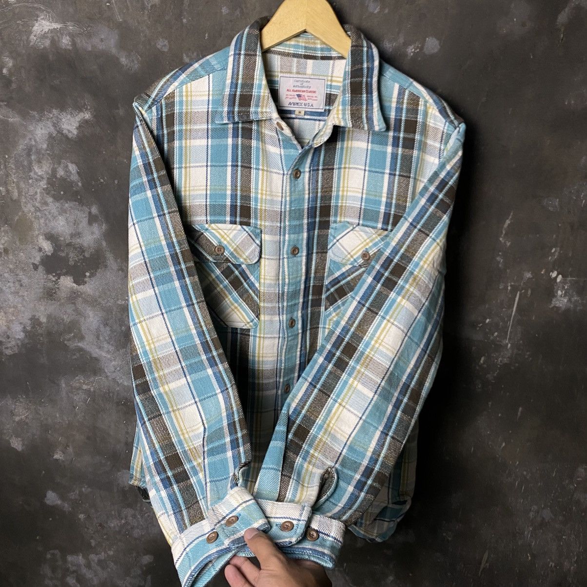 Avirex × Vintage Avirex usa heavyweight flannel shirt Size US M / EU 48-50 / 2 - 4 Thumbnail
