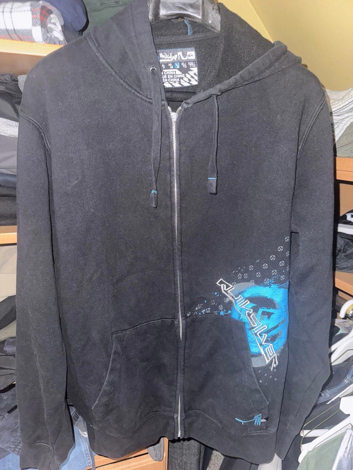 Quiksilver Vintage Quiksilver Zip-Up Surf Hoodie Rare Sz L Mens Grail Size US L / EU 52-54 / 3 - 2 Thumbnail
