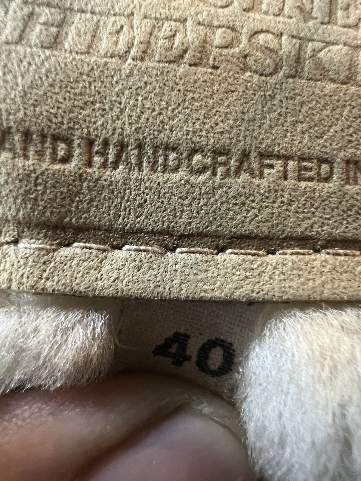 Other CRESTONS VEST JACKET ZIPPER SHEEPSKIN HANDCRAFTED Size US M / EU 48-50 / 2 - 9 Thumbnail