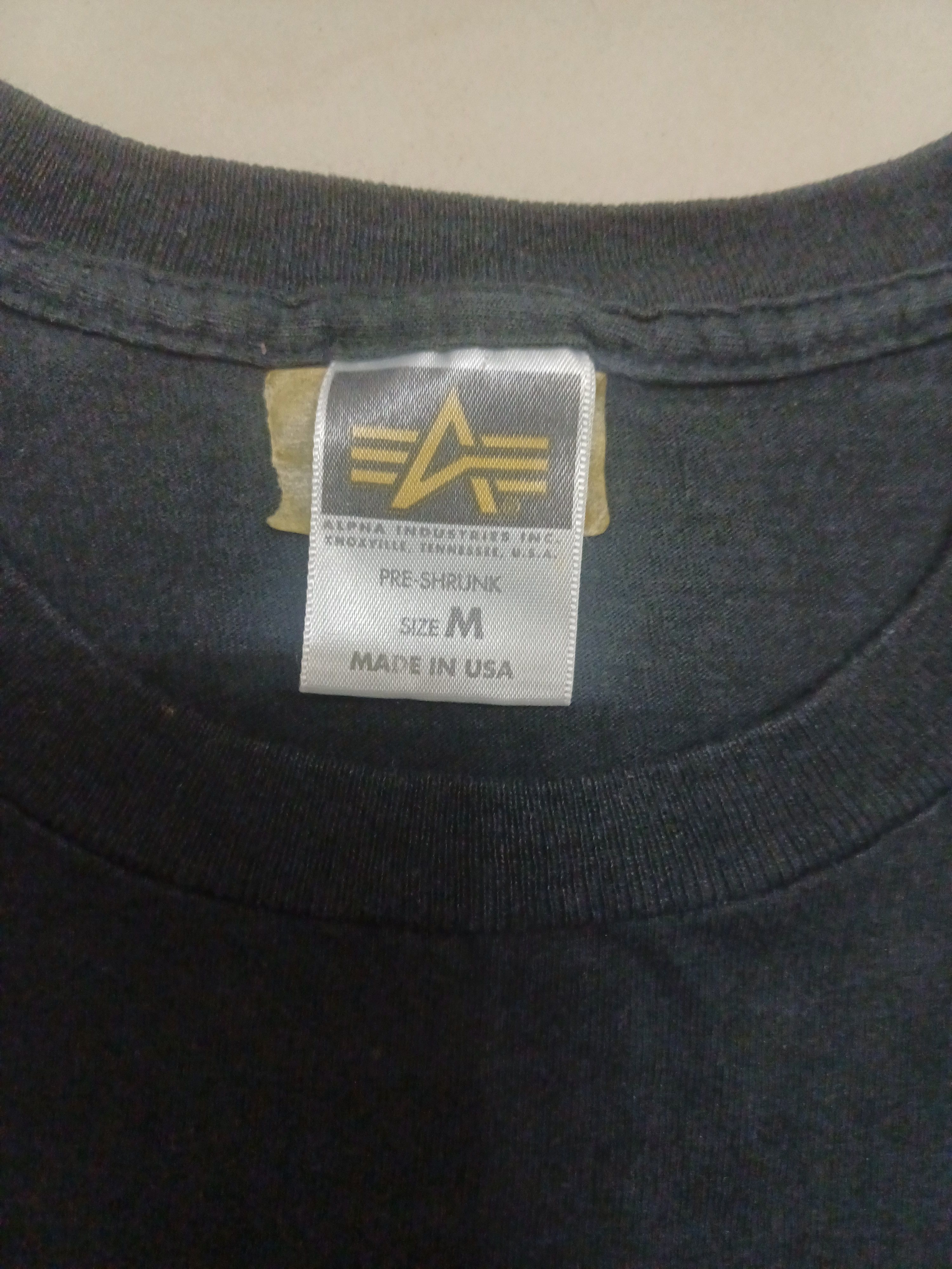 Alpha Industries Vintage ALPHA INDUSTRIES t-shirt Size US M / EU 48-50 / 2 - 3 Thumbnail
