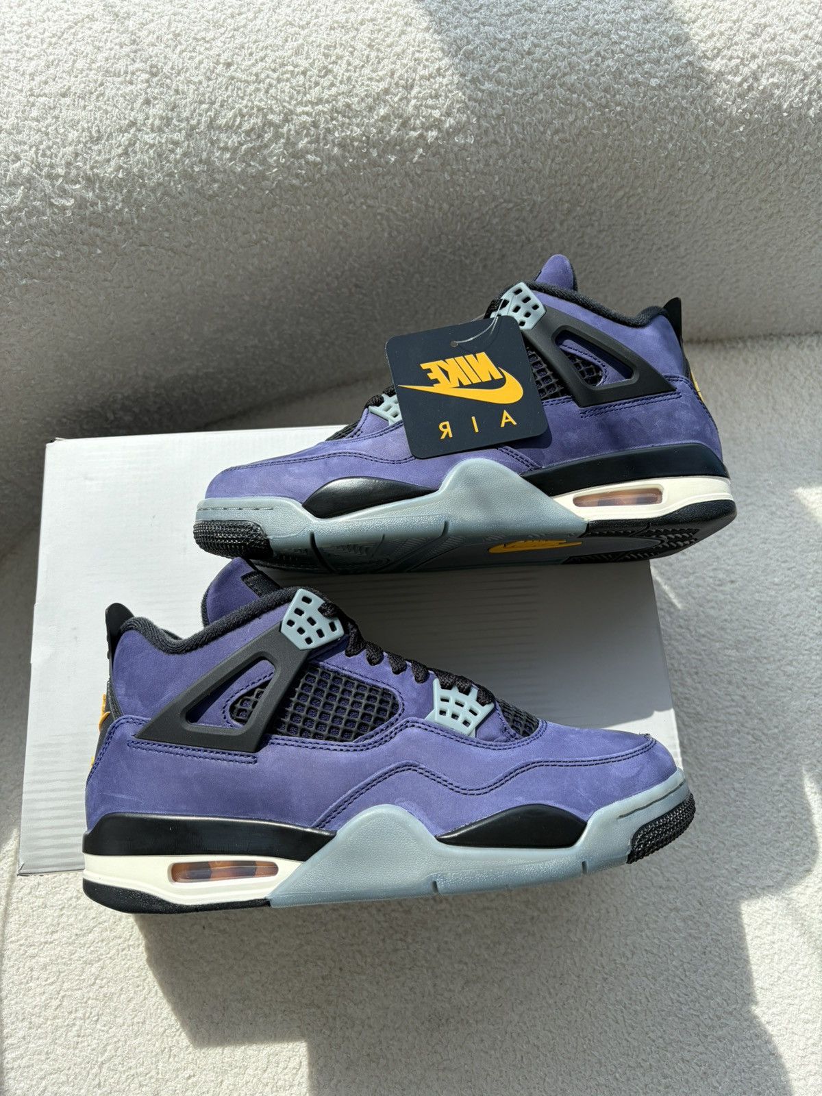 Jordan Brand Jordan Retro 4 Lakers Size US 8 / EU 41 - 5 Thumbnail