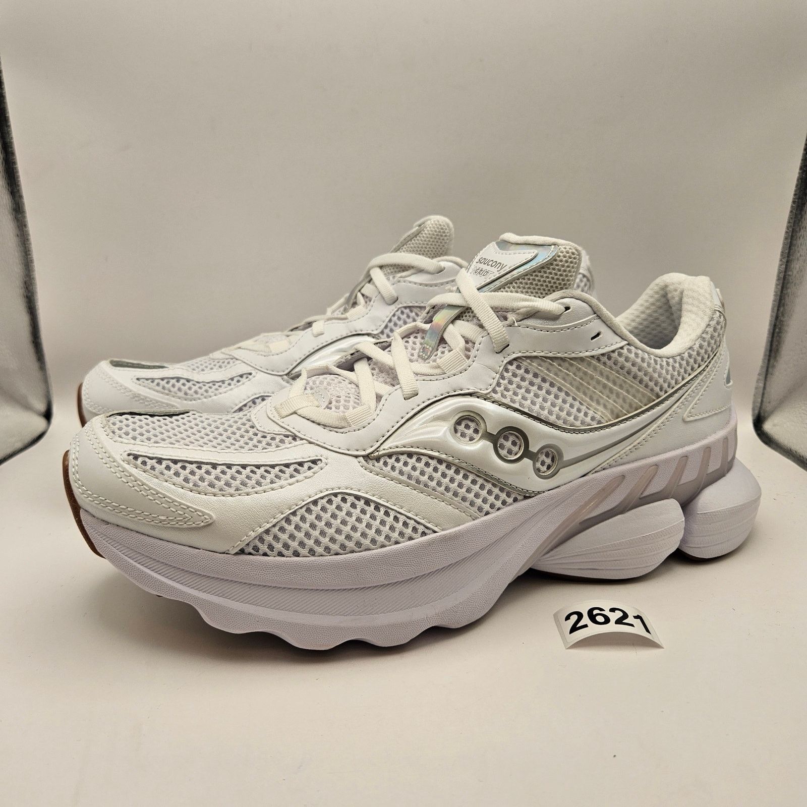 Saucony SAUCONY MEN'S 11 GRID NXT WHITE RUNNING SNKR S70797-4 NWOB Size US 11 / EU 44 - 1 Thumbnail