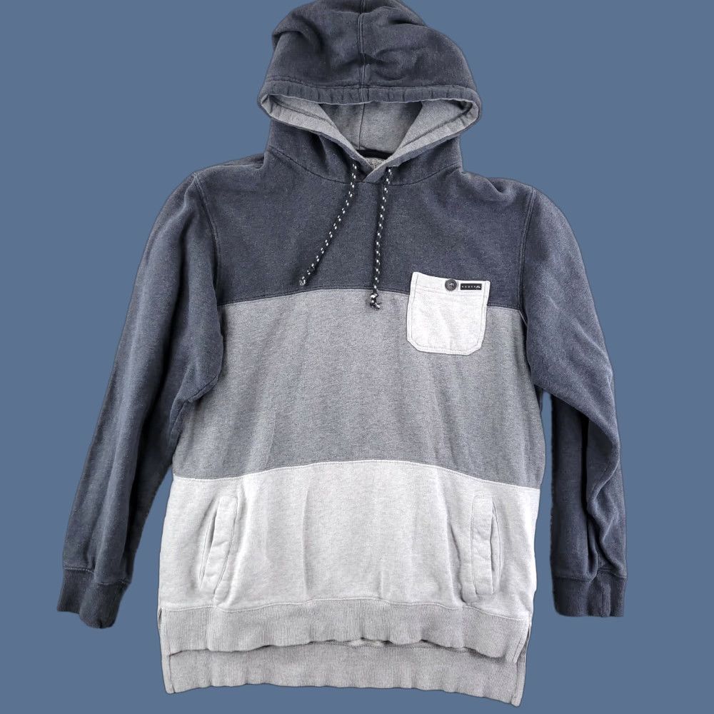 Rusty Rusty Hoodie Mens Medium Gray Stripe Pullover Sweatshirt Size US M / EU 48-50 / 2 - 1 Thumbnail