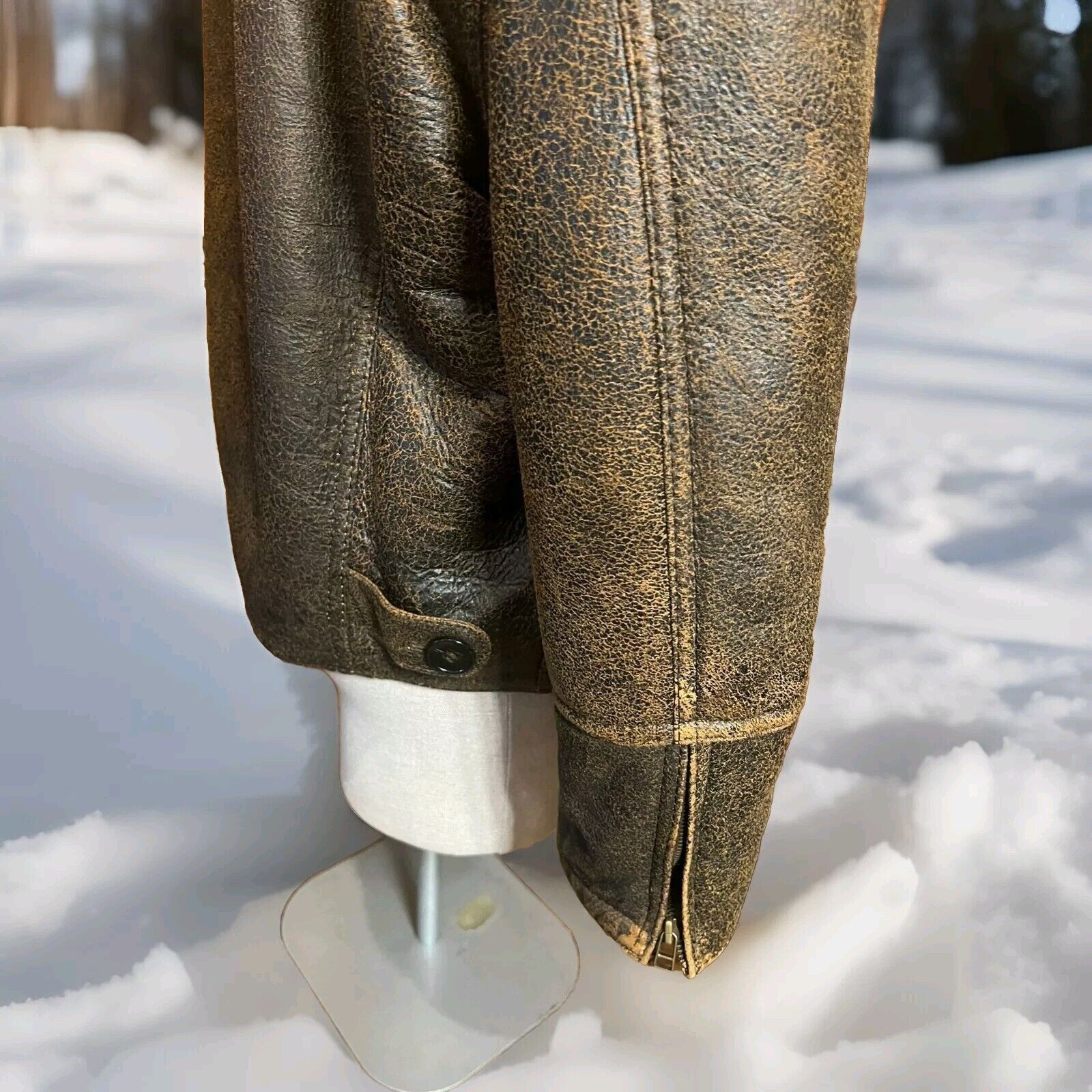 Other MARCO GIANNOTTI Brown Shearling coat Size 44R Size US L / EU 52-54 / 3 - 6 Thumbnail