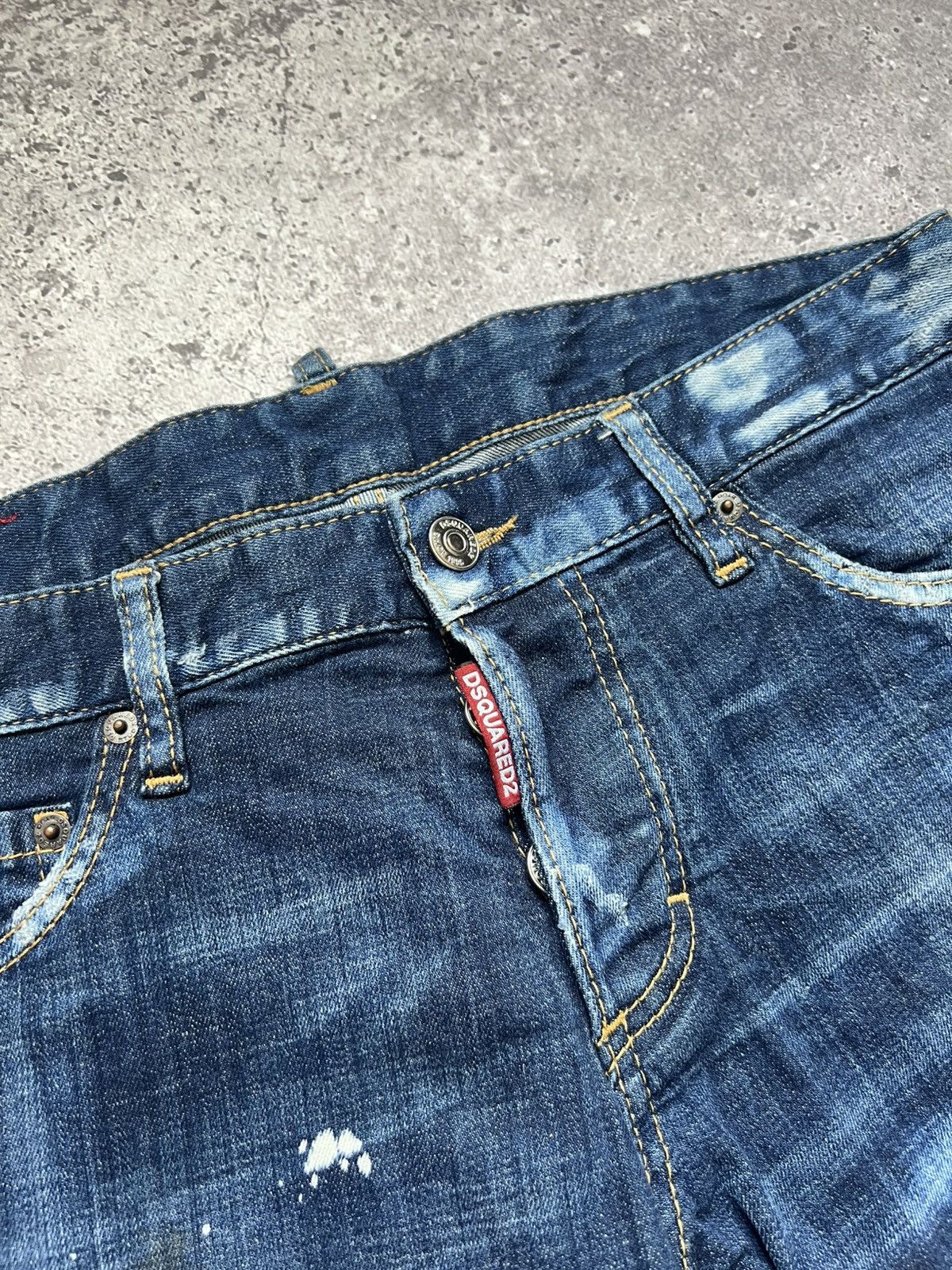 Dsquared2 Dsquared2 Men's Distressed Denim Jeans Slim Size US 32 / EU 48 - 6 Thumbnail