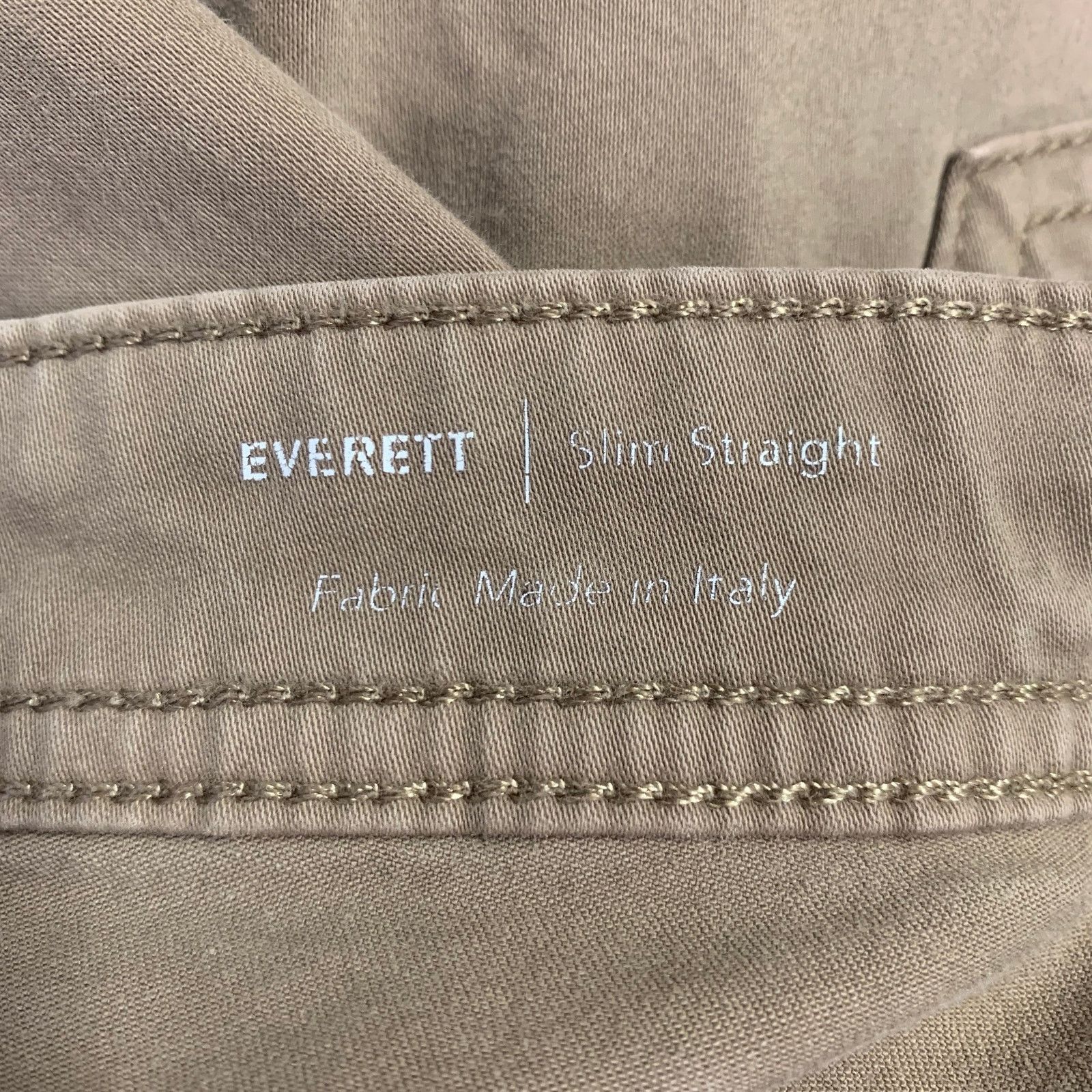 AG Adriano Goldschmied Size 36 Everett Khaki Cotton Blend Jean Cut Casual Pants Size US 36 / EU 52 - 6 Thumbnail