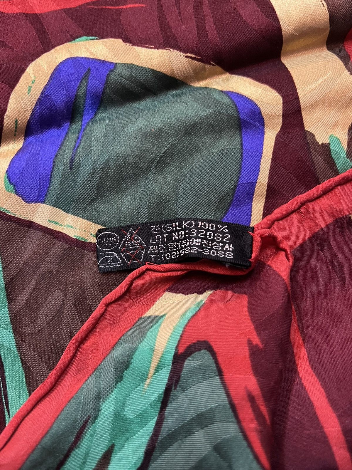 Balenciaga × Vintage Balenciaga Scarf Lot No:32082 Size ONE SIZE - 4 Thumbnail
