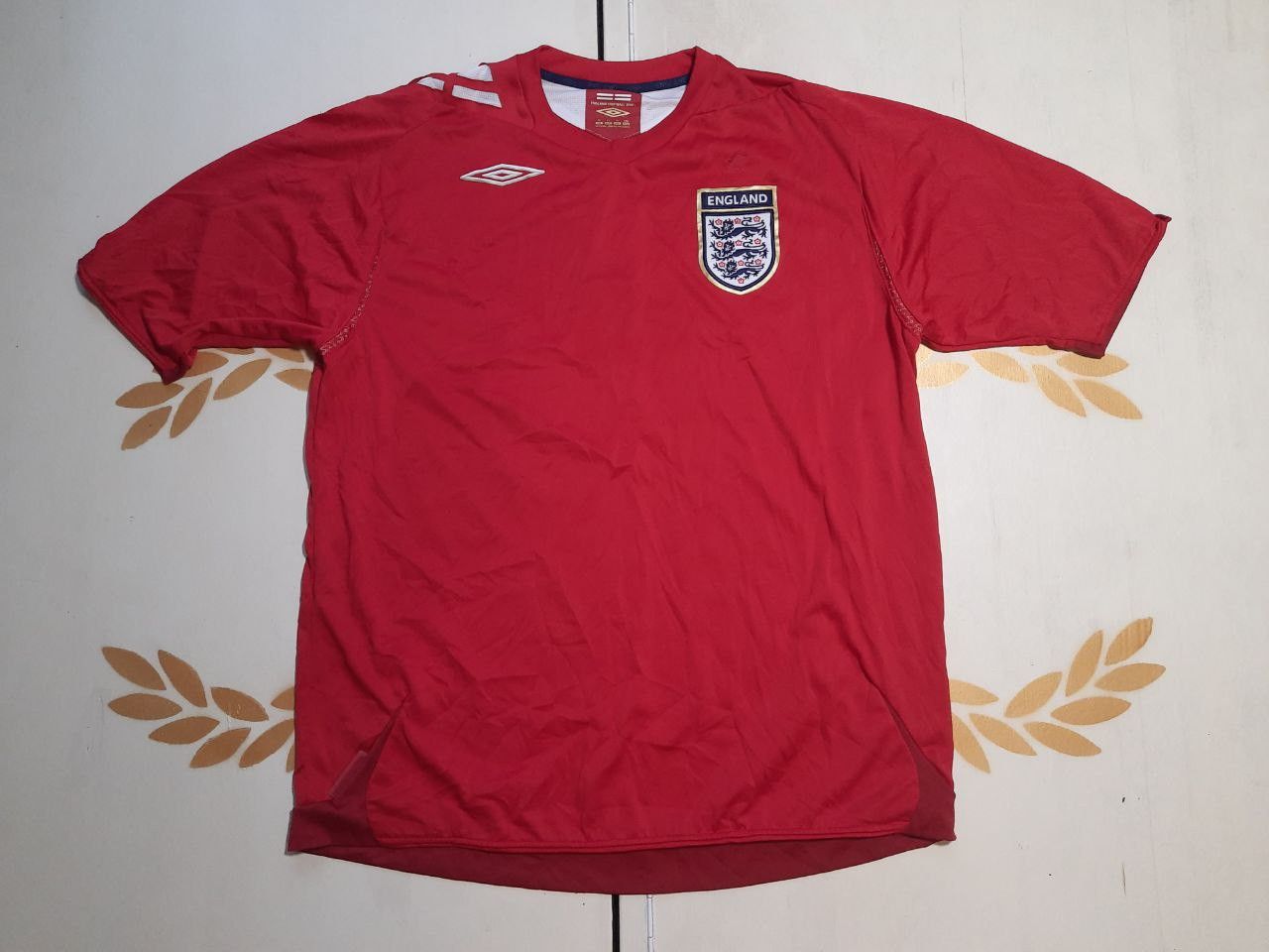 Umbro Umbro England Jersey 2006-2008 Size US XL / EU 56 / 4 - 1 Thumbnail