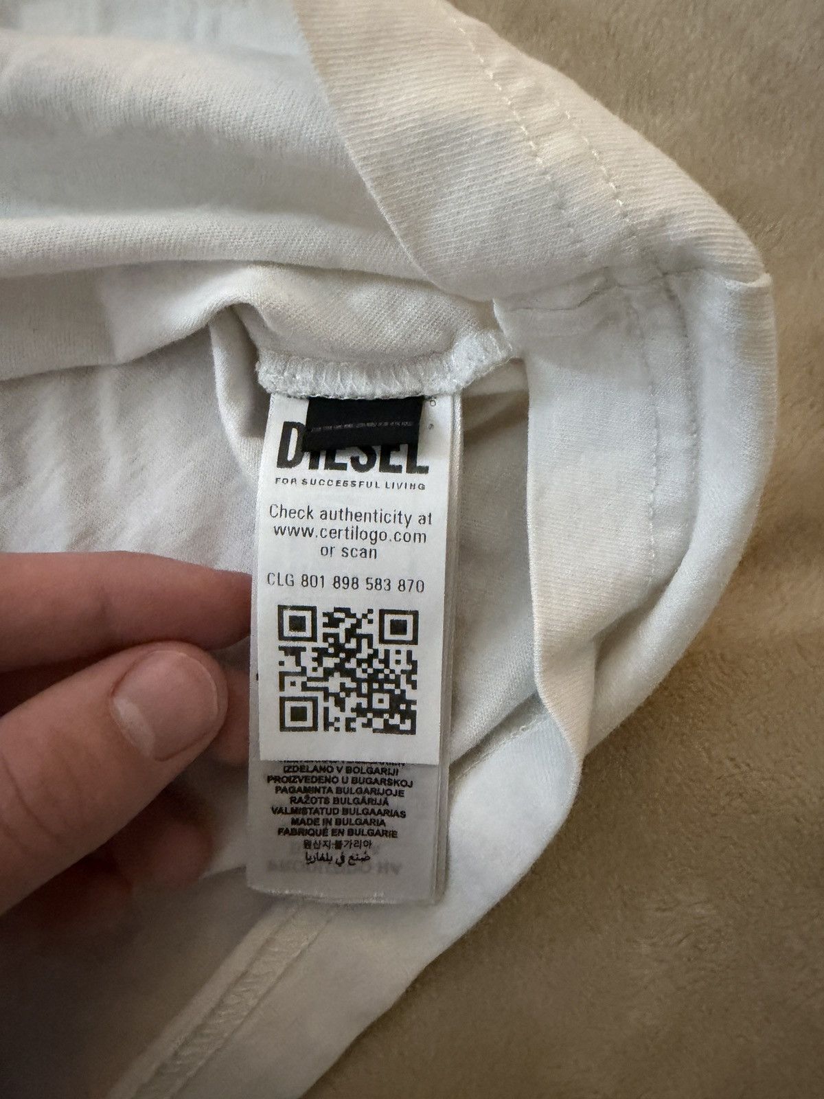 Diesel DIESEL Cat Tee Size US M / EU 48-50 / 2 - 6 Thumbnail